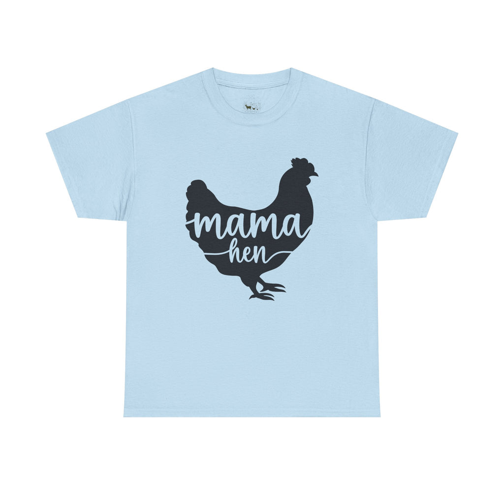 Mama Hen T-Shirt – Chicken Mom Tee, Minimalist Farmhouse Chicken Shirt, Unisex Gildan 5000
