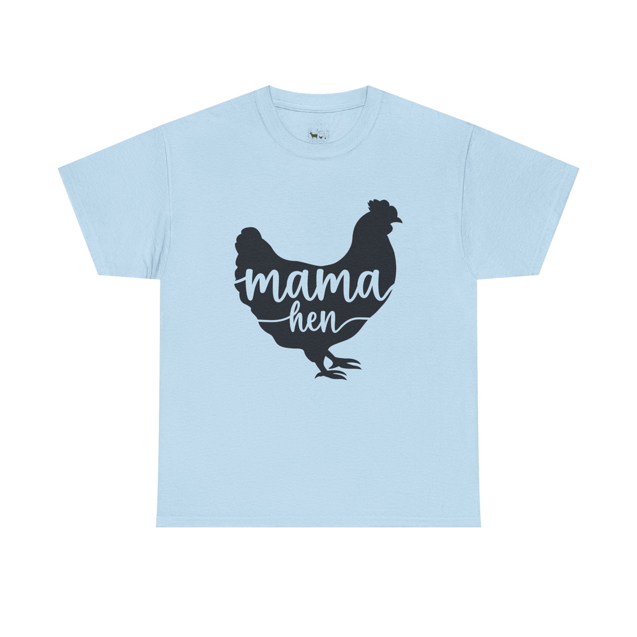 Mama Hen T-Shirt – Chicken Mom Tee, Minimalist Farmhouse Chicken Shirt, Unisex Gildan 5000