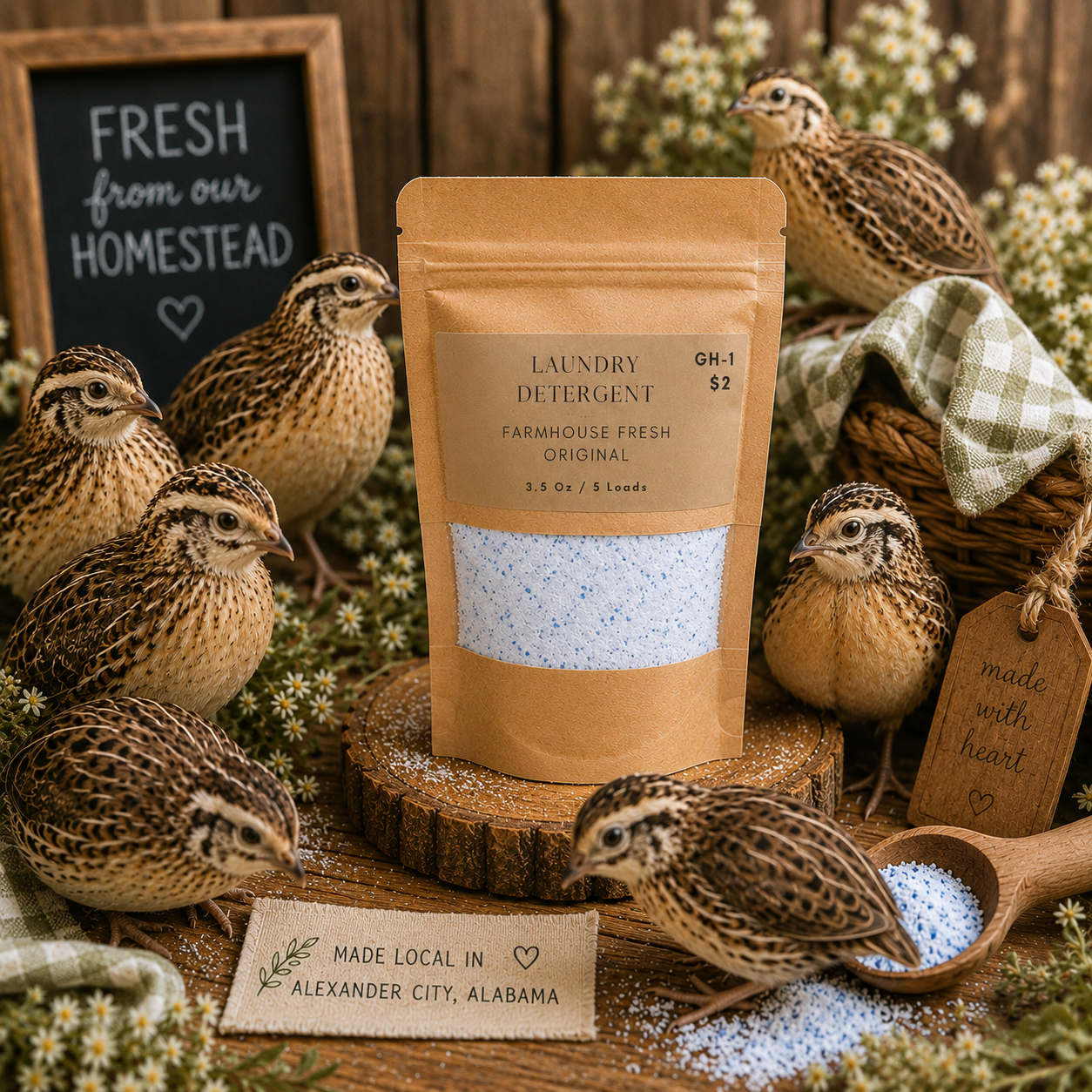 Farmhouse Fresh Original Handmade Laundry Detergent | Classic Clean Laundry Powder | Available in 3 Sizes