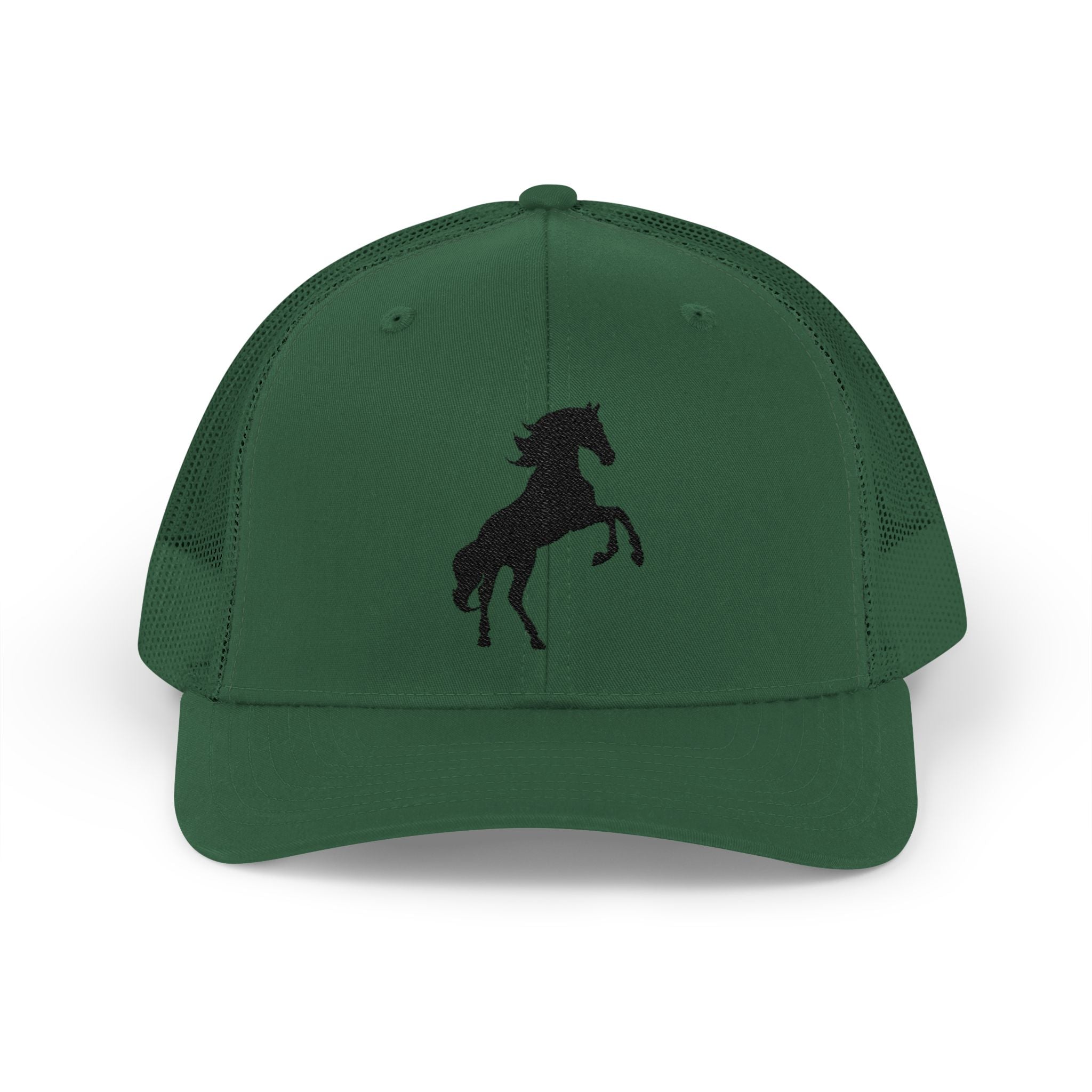 Rearing Horse Trucker Hat | Western Equestrian Mesh Snapback Cap | Rustic Ranch Horse Lover Hat | Farm Life Country Cowboy Cap