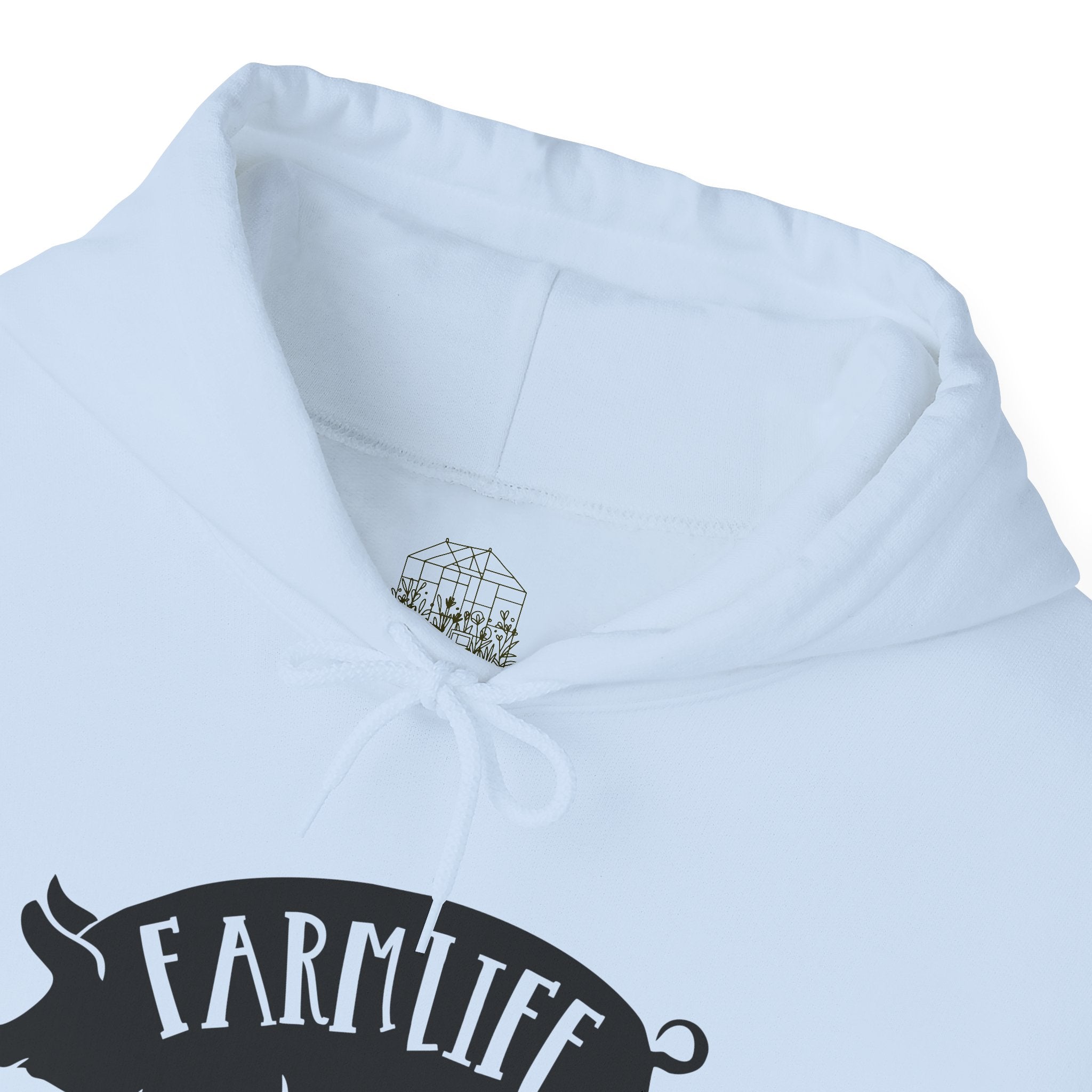 Farmhouse Pig Silhouette Hoodie – Farm Life Sweatshirt, Pig Lover Pullover, Homestead Hoodie, Mini Pig Apparel, Farm Animal Hoodie, Country Living Unisex Hoodie
