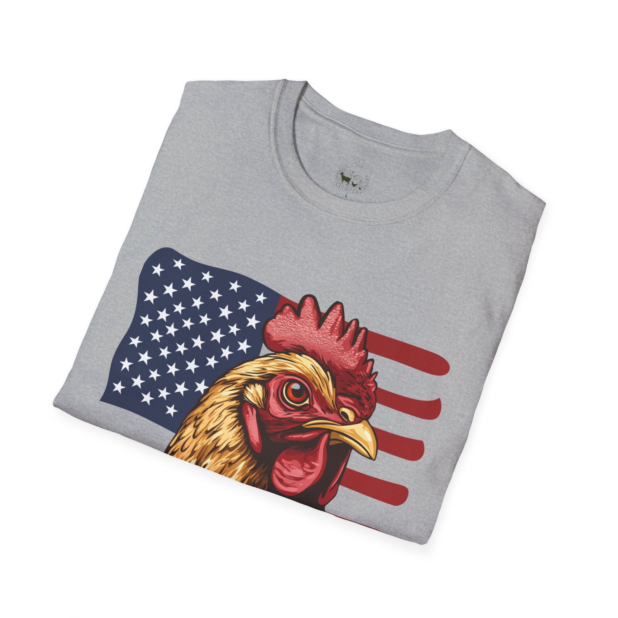 4th Of July Chicken T-Shirt – American Flag Hen Shirt, Farm Life Tee, 4th of July Chicken Shirt, Backyard Chicken Keeper Gift, Homestead Farm Apparel