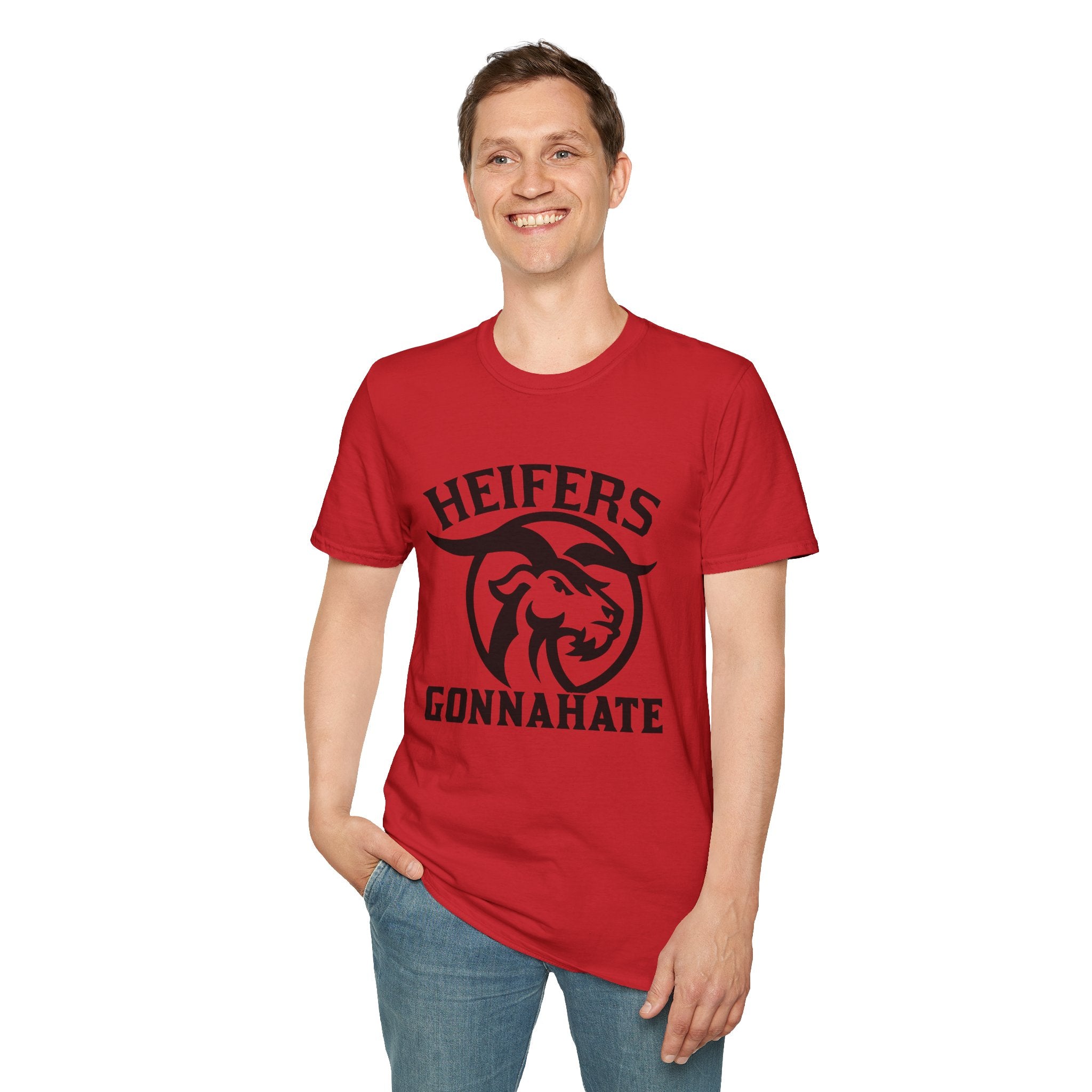 Heifers Gonna Hate Funny Cowgirl Unisex T-Shirt | Western Farm Life Graphic Tee