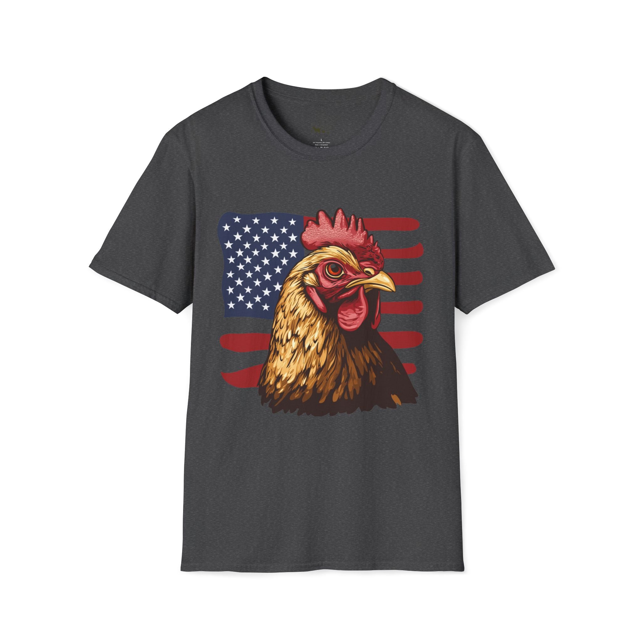 4th Of July Chicken T-Shirt – American Flag Hen Shirt, Farm Life Tee, 4th of July Chicken Shirt, Backyard Chicken Keeper Gift, Homestead Farm Apparel