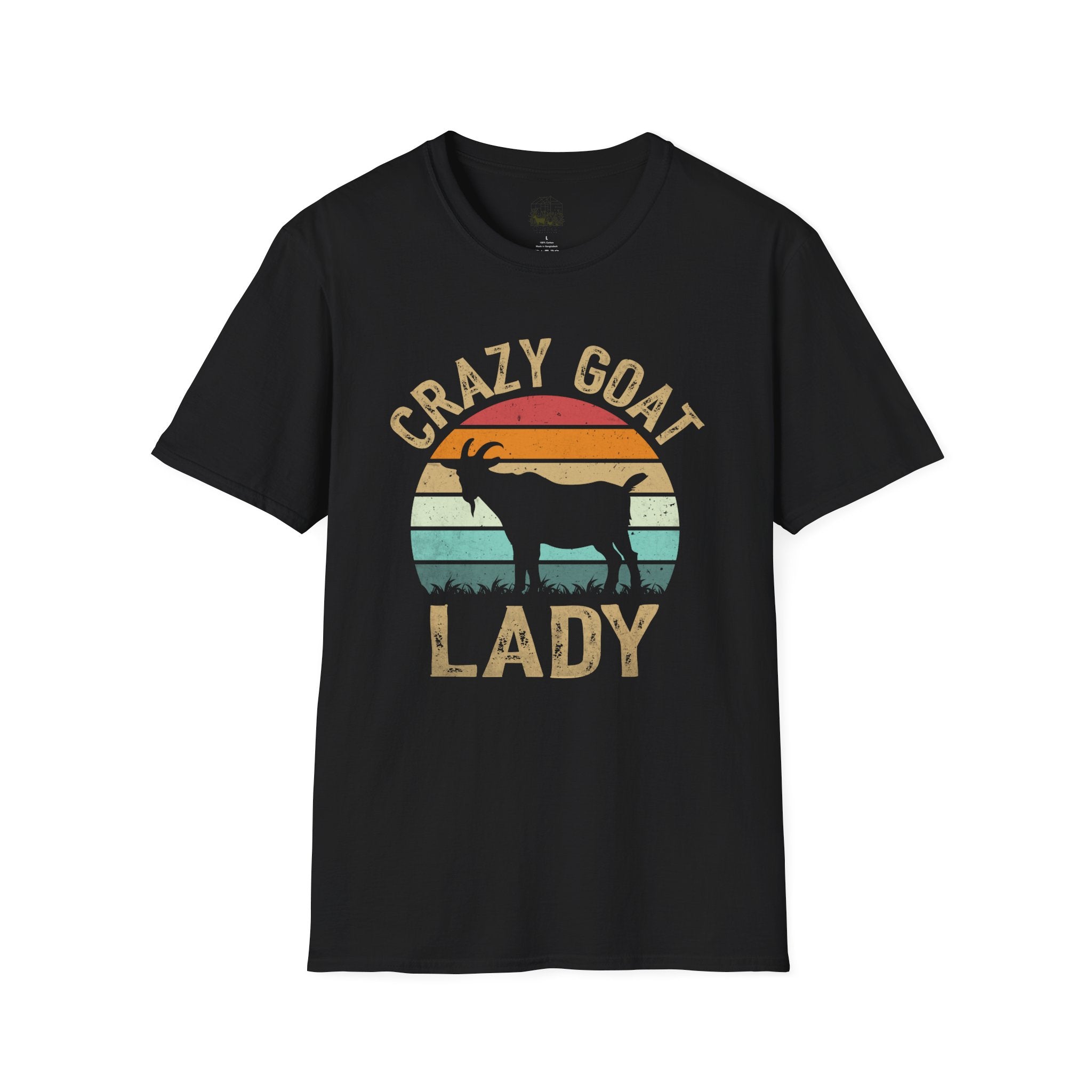 Crazy Goat Lady Vintage Unisex T-Shirt | Funny Goat Lover Farm Life Tee