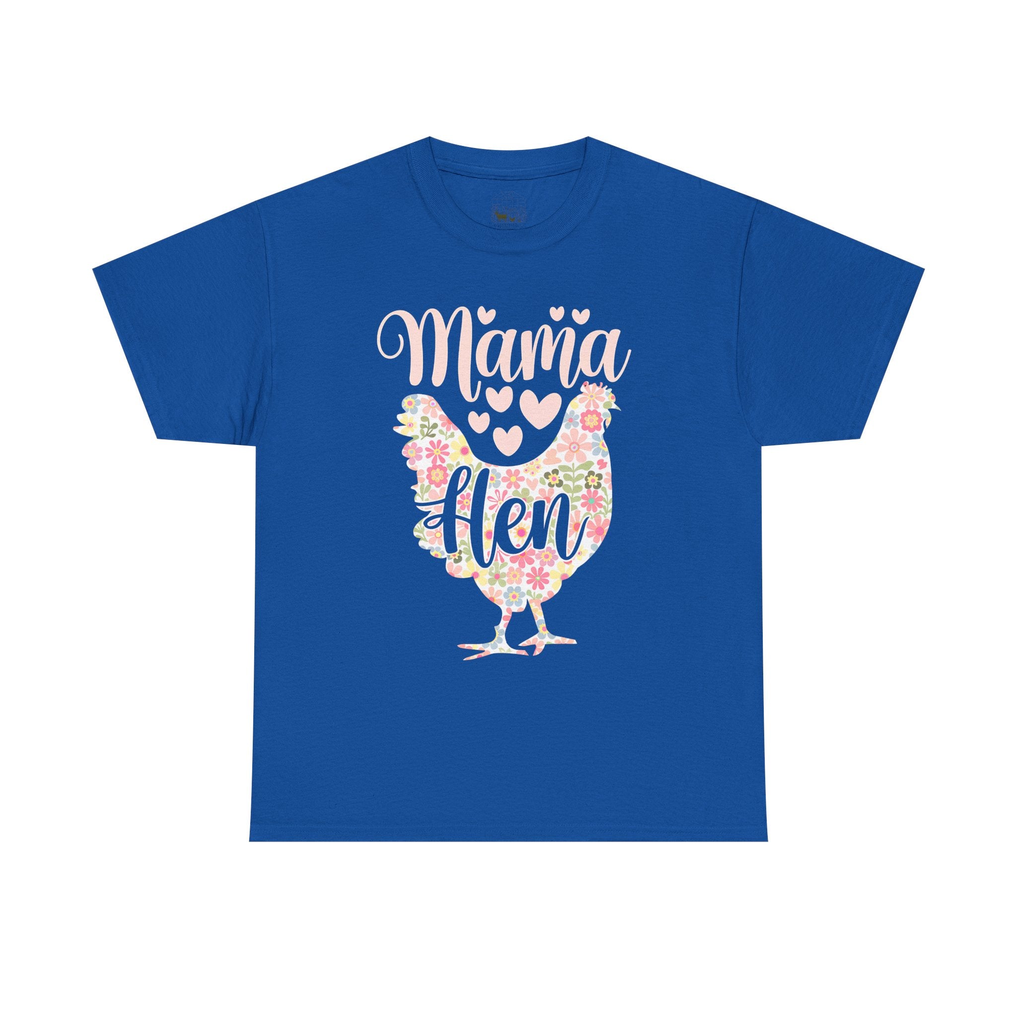 Mama Hen T-Shirt – Chicken Mom Tee, Minimalist Farmhouse Chicken Shirt, Unisex Gildan 5000