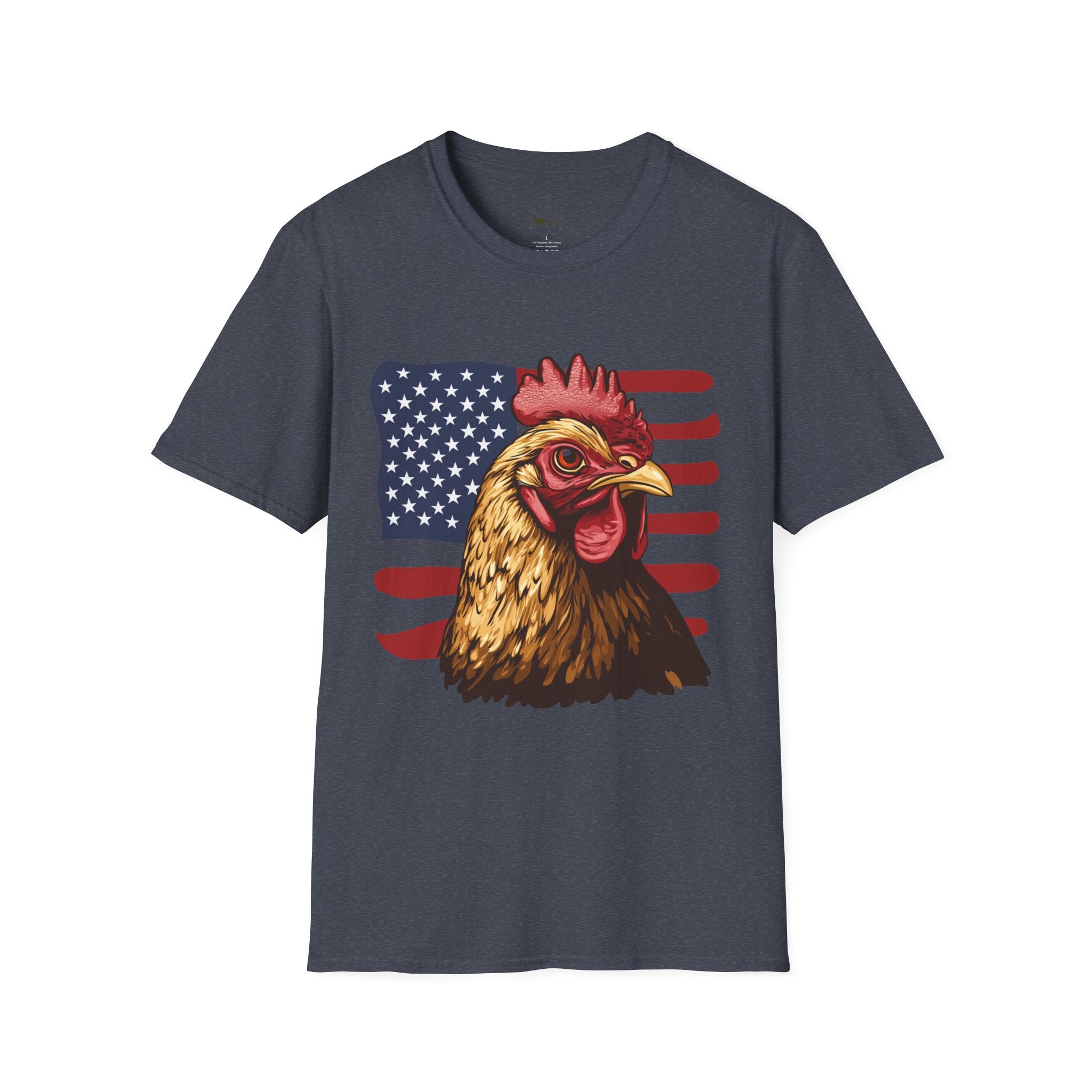 4th Of July Chicken T-Shirt – American Flag Hen Shirt, Farm Life Tee, 4th of July Chicken Shirt, Backyard Chicken Keeper Gift, Homestead Farm Apparel