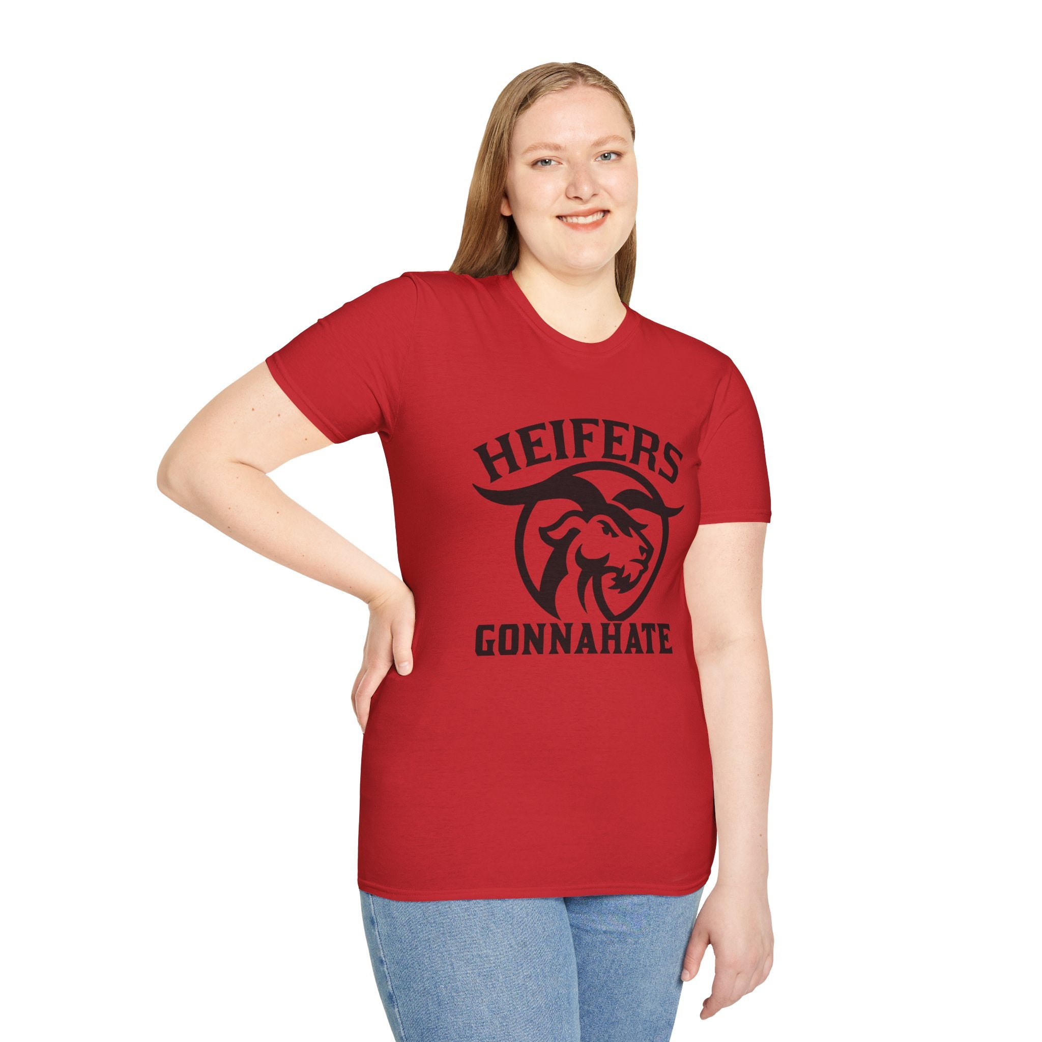 Heifers Gonna Hate Funny Cowgirl Unisex T-Shirt | Western Farm Life Graphic Tee