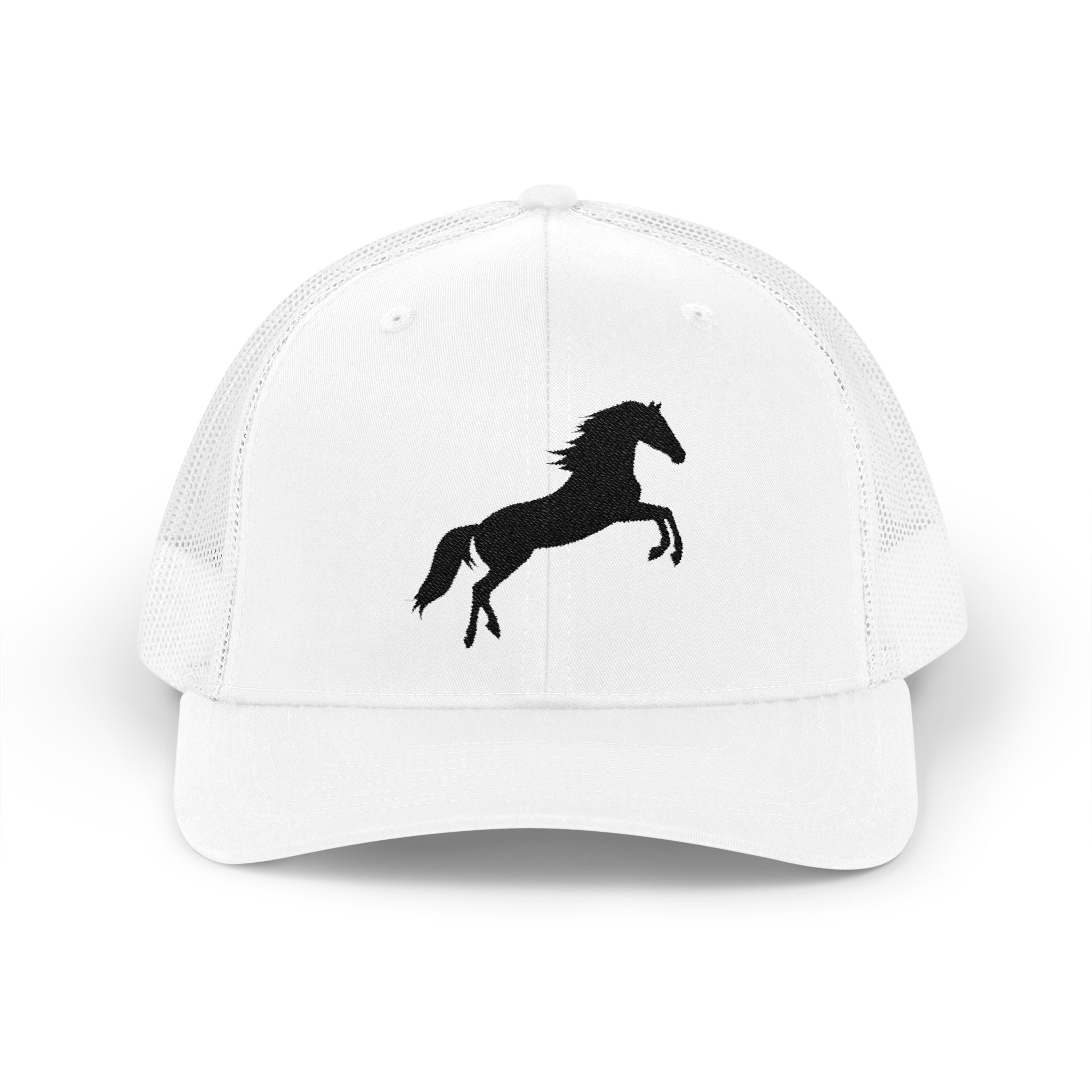 Rearing Horse Trucker Hat | Western Equestrian Mesh Snapback Cap | Rustic Ranch Horse Lover Hat | Farm Life Country Cowboy Cap