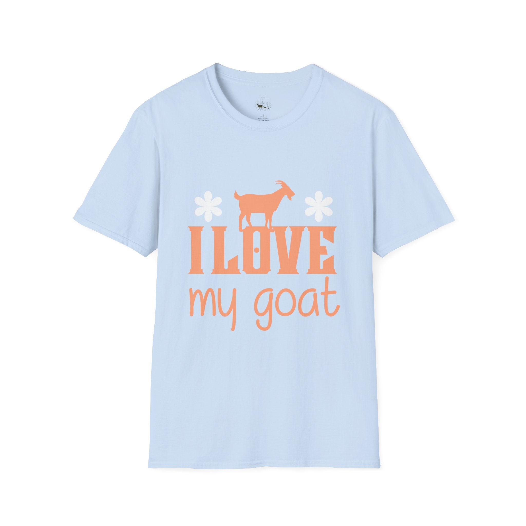 I Love My Goat Cute Unisex T-Shirt | Goat Lover Farm Life Graphic Tee