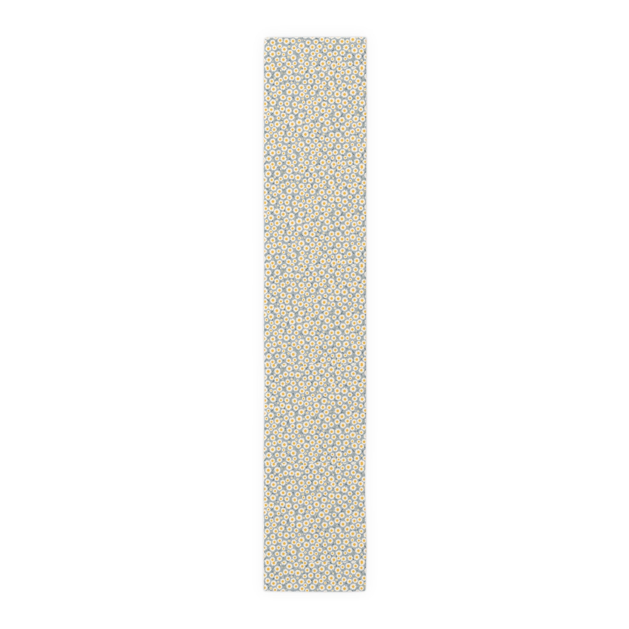 Daisy Table Runner | Cottagecore Farmhouse Kitchen Decor | Floral Dining Table Runner | Rustic Country Table Linen