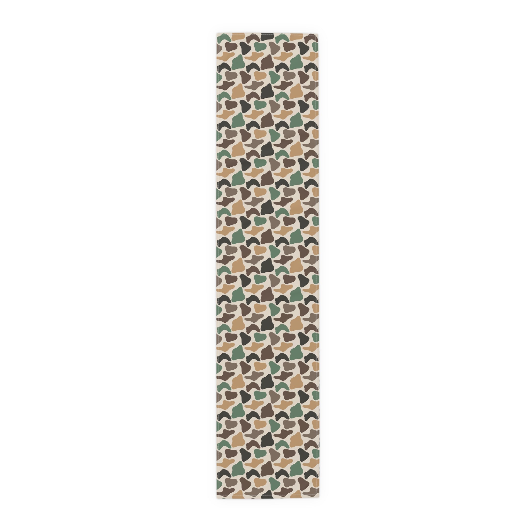 Duck Camo Farmhouse Table Runner | Rustic Waterfowl Kitchen Decor | Country Duck Print Dining Table Linen | Homestead Farm Table Runner