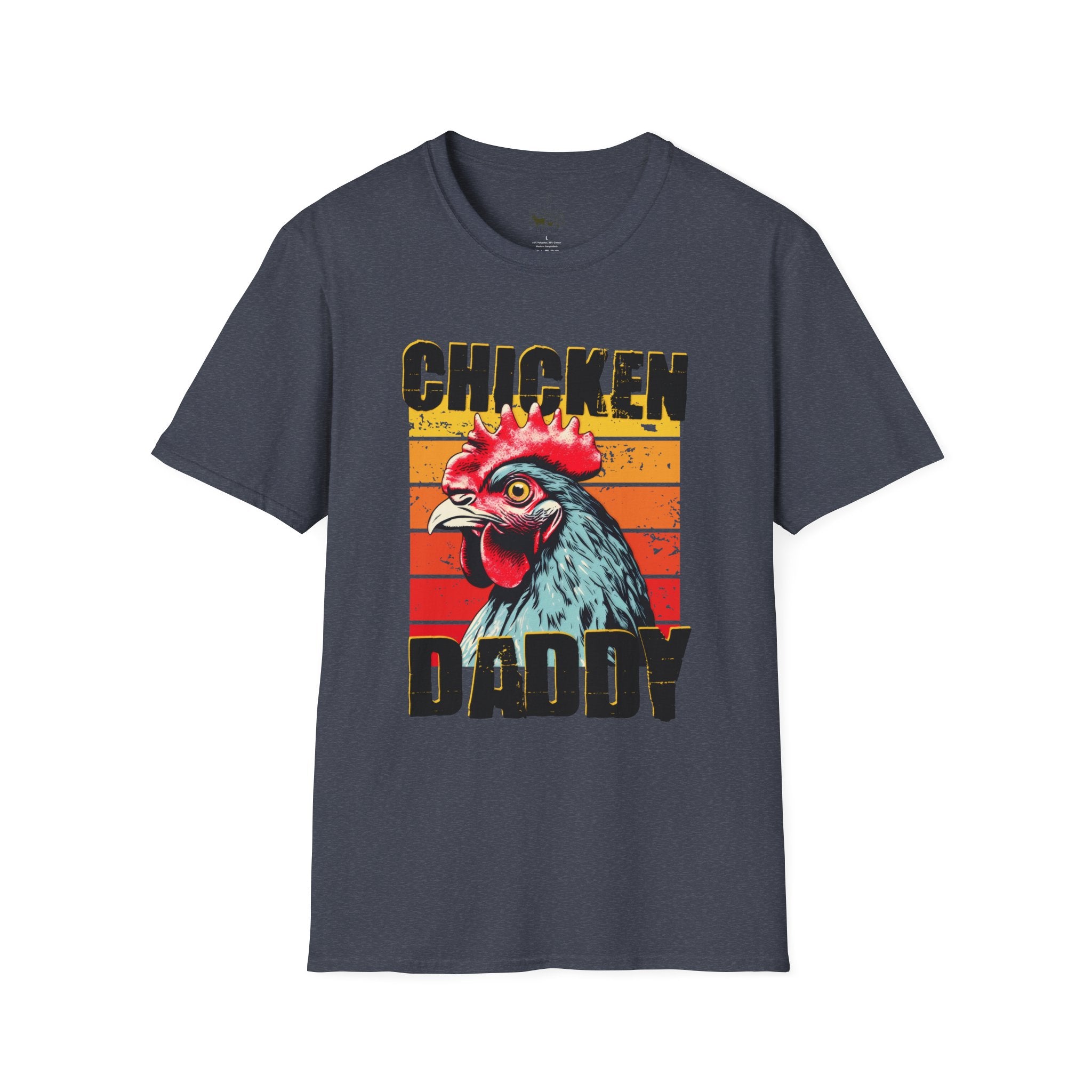 Chicken Daddy T-Shirt – Funny Rooster Shirt, Farm Dad Tee, Retro Farm Chicken Shirt, Backyard Chicken Keeper Gift, Homestead Farm Life Apparel