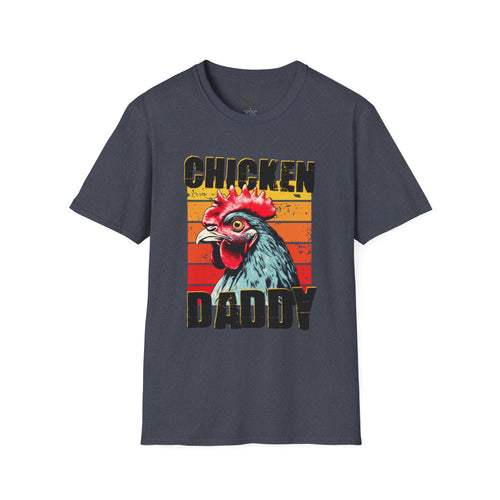 Chicken Daddy T-Shirt – Funny Rooster Shirt, Farm Dad Tee, Retro Farm Chicken Shirt, Backyard Chicken Keeper Gift, Homestead Farm Life Apparel