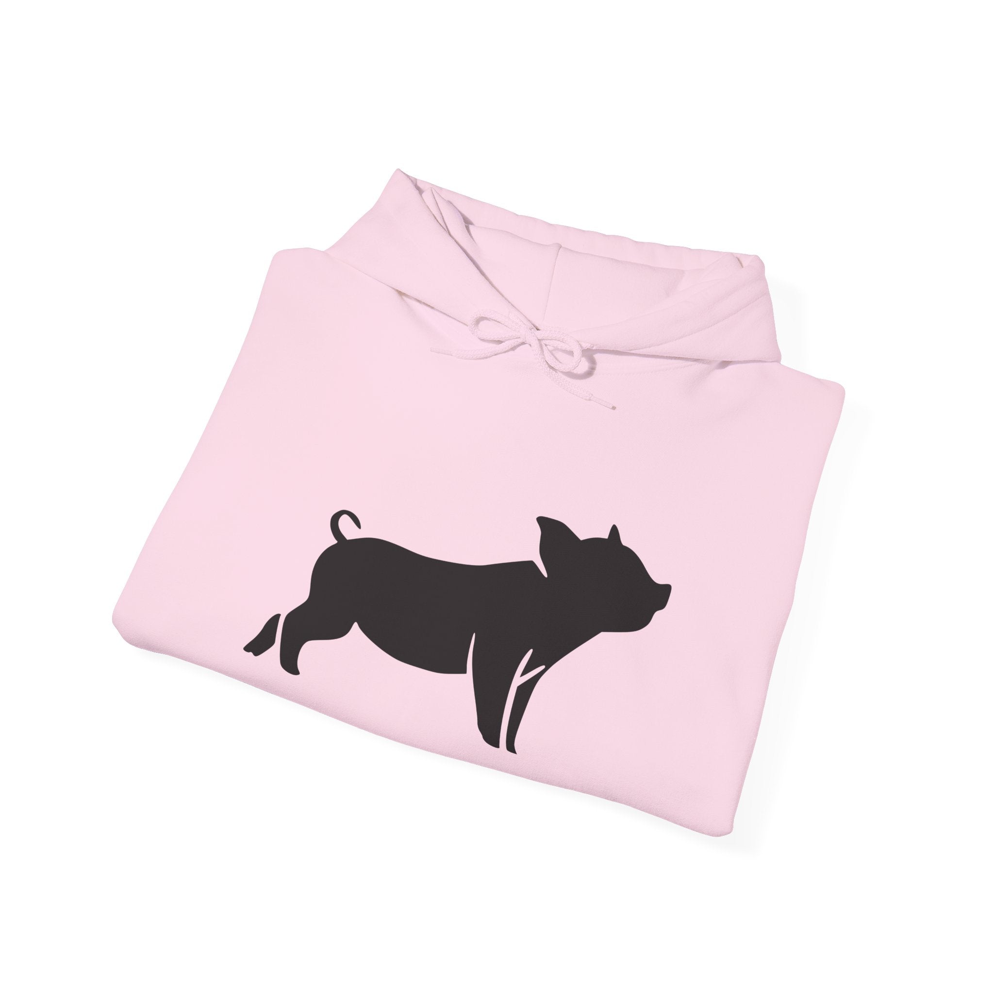 Pig Silhouette Hoodie – Farm Life Sweatshirt, Pig Lover Pullover, Homestead Hoodie, Mini Pig Apparel, Farm Animal Hoodie, Country Living Unisex Hoodie