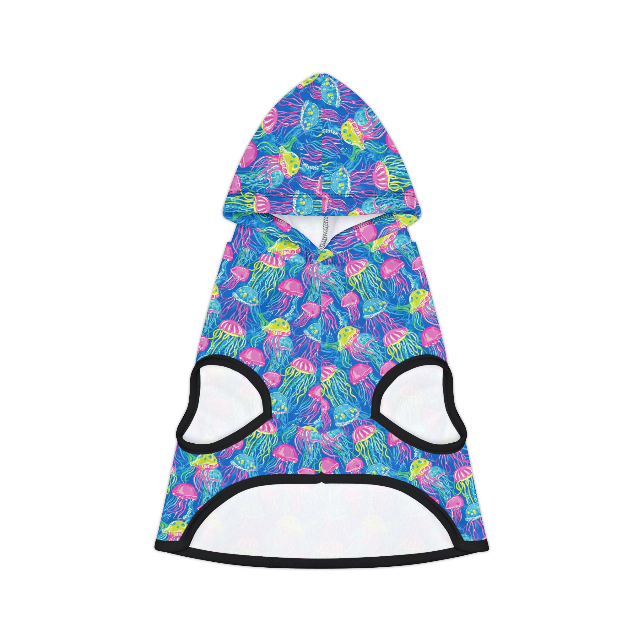 Neon Jellyfish Pet Hoodie, Cute Animal Lover Gift, Dog Sweater, Cat Jumper, Pet Clothing