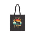 Crazy Goat Lady Tote Bag | Funny Goat Lover Canvas Bag | Retro Goat Mom Gift | Farm Life Tote | Reusable Market Bag | Gumpert Homestead