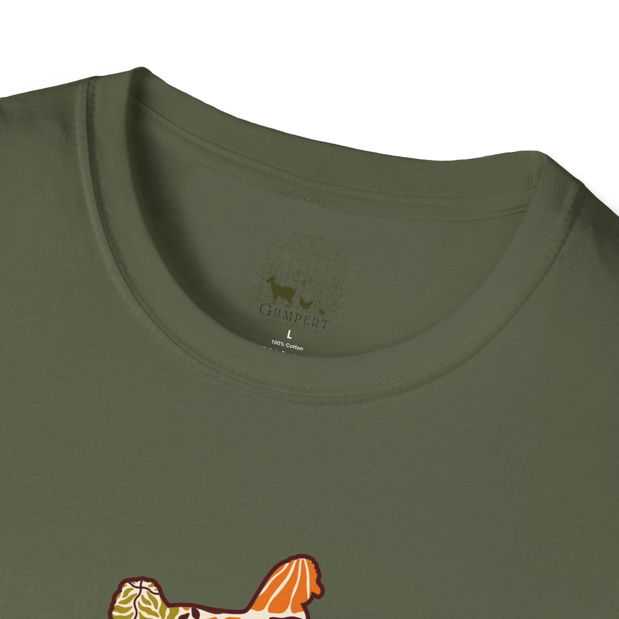 Floral Pig Stack T-Shirt – Cute Farm Pig Shirt, Cottagecore Pig Graphic Tee, Farm Life Animal Shirt, Homestead Apparel, Pig Lover Gift