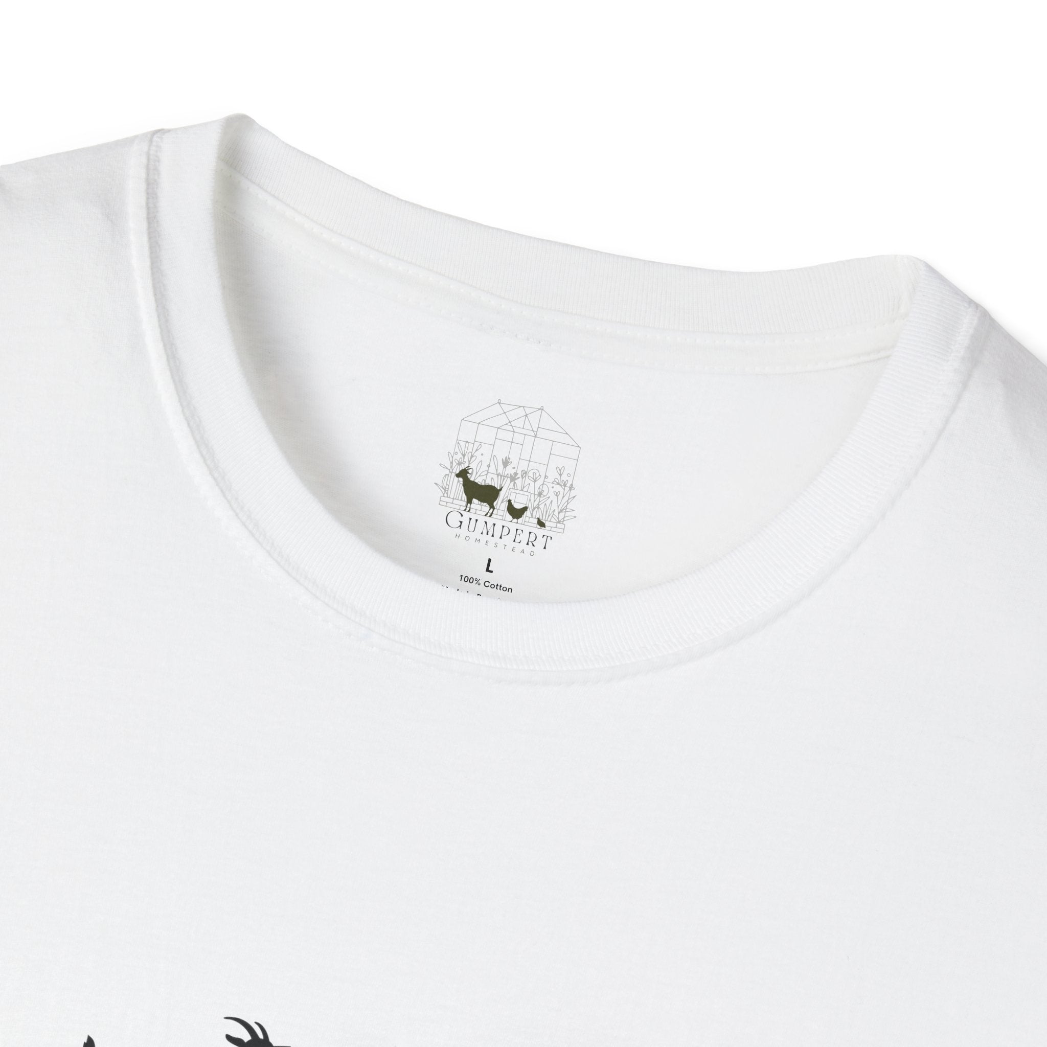 Goat Heartbeat Unisex T-Shirt | Minimalist Goat Lover ECG Farm Life Tee