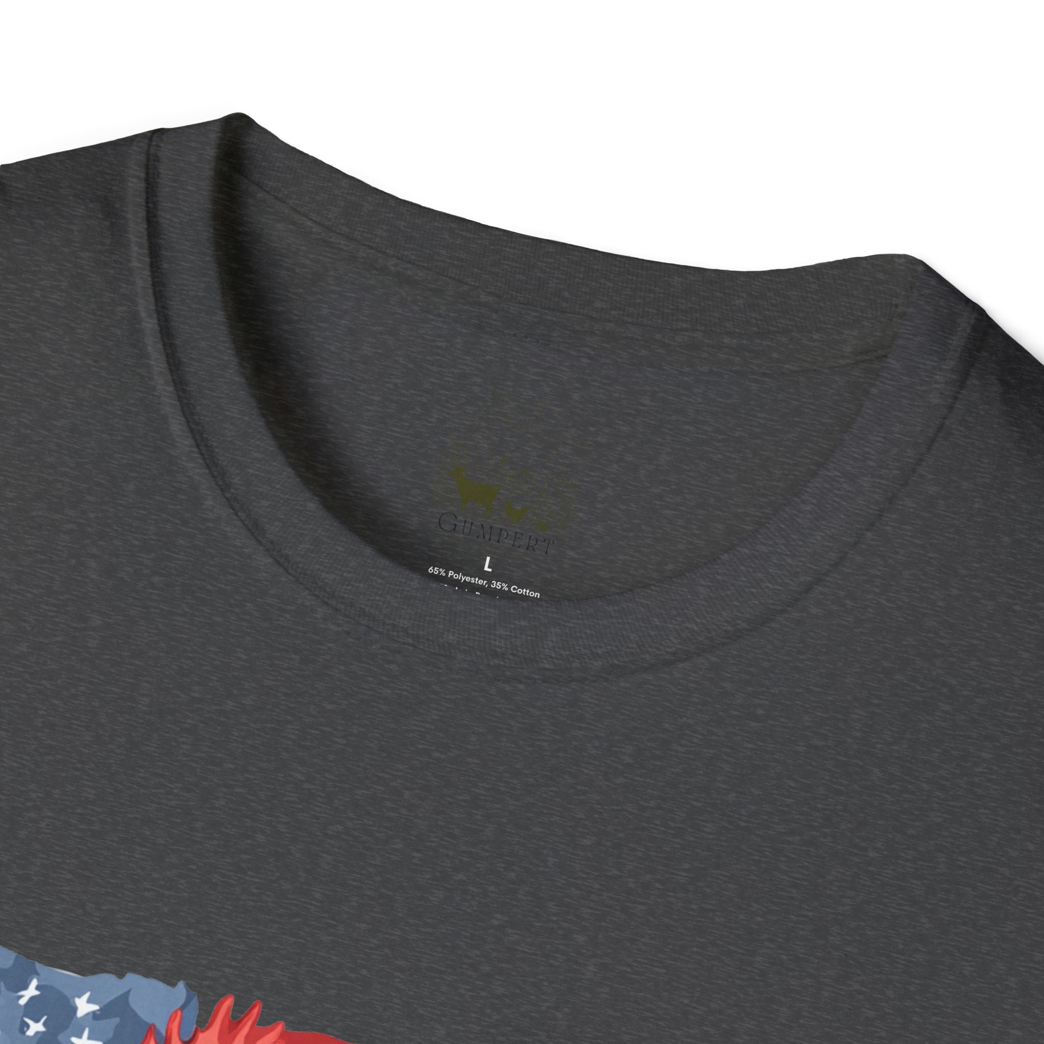 Patriotic Chicken T-Shirt – American Flag Hen Shirt, Farm Life Tee, 4th of July Chicken Shirt, Backyard Chicken Keeper Gift, Homestead Farm Apparel
