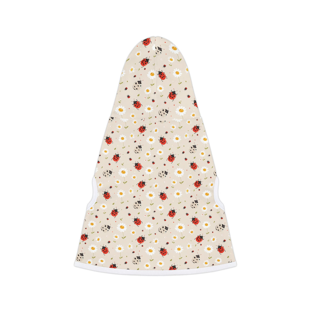 Ladybug Pet Hoodie, Cute Pet Apparel, Animal Lover Gift, Dog Sweater, Cat Jumper, Pet Clothing