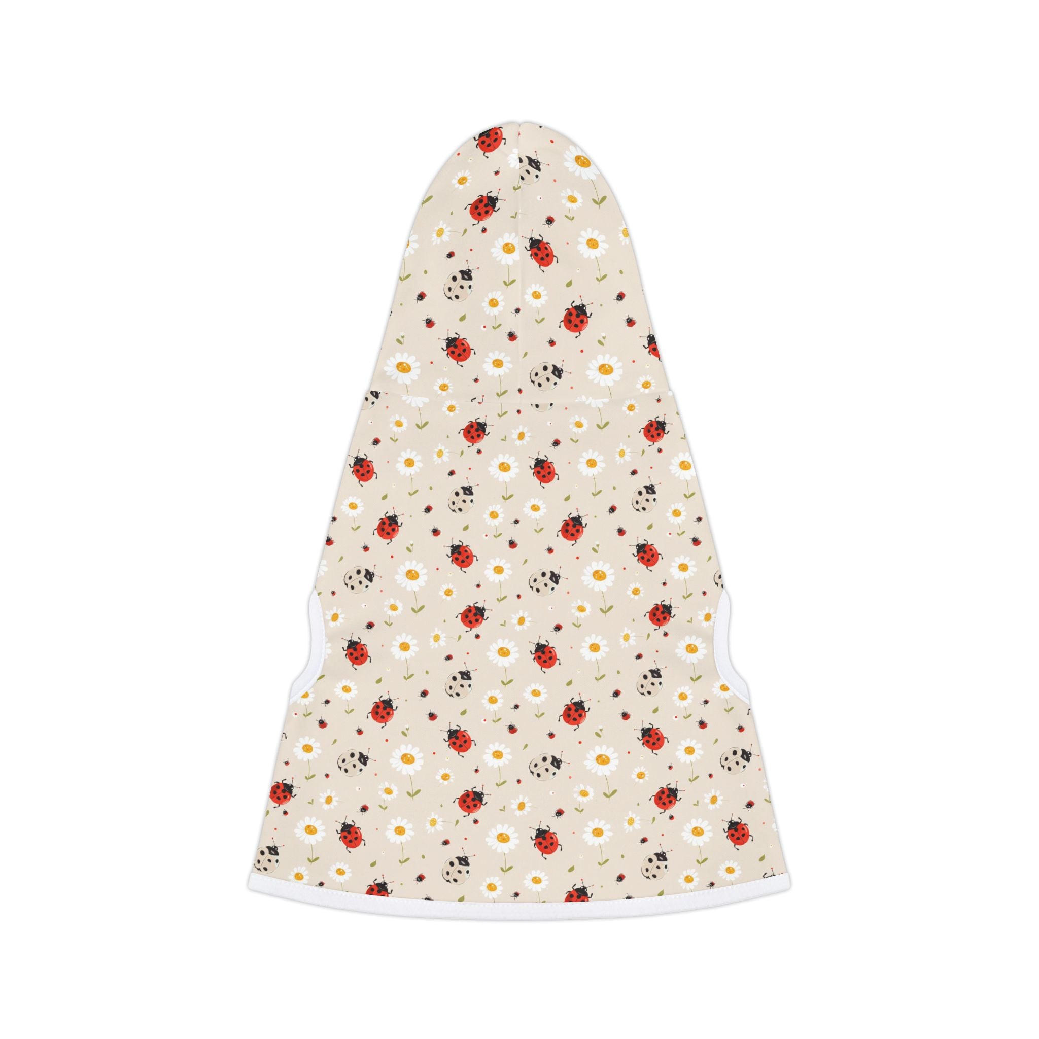 Ladybug Pet Hoodie, Cute Pet Apparel, Animal Lover Gift, Dog Sweater, Cat Jumper, Pet Clothing