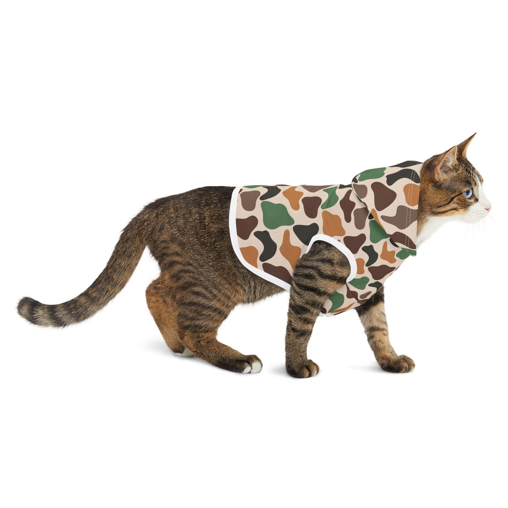 Duck Camo Pet Hoodie | Farm Dog Hoodie | Hunting Camo Puppy Sweater | Rustic Country Pet Apparel | Farm Life Dog Outfit | Outdoor Farm Animal Hoodie | Homestead Pet Clothing