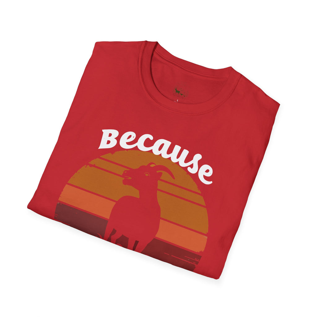 Because Goats Are Freaking Awesome Vintage Unisex T-Shirt | Funny Goat Lover Farm Life Tee
