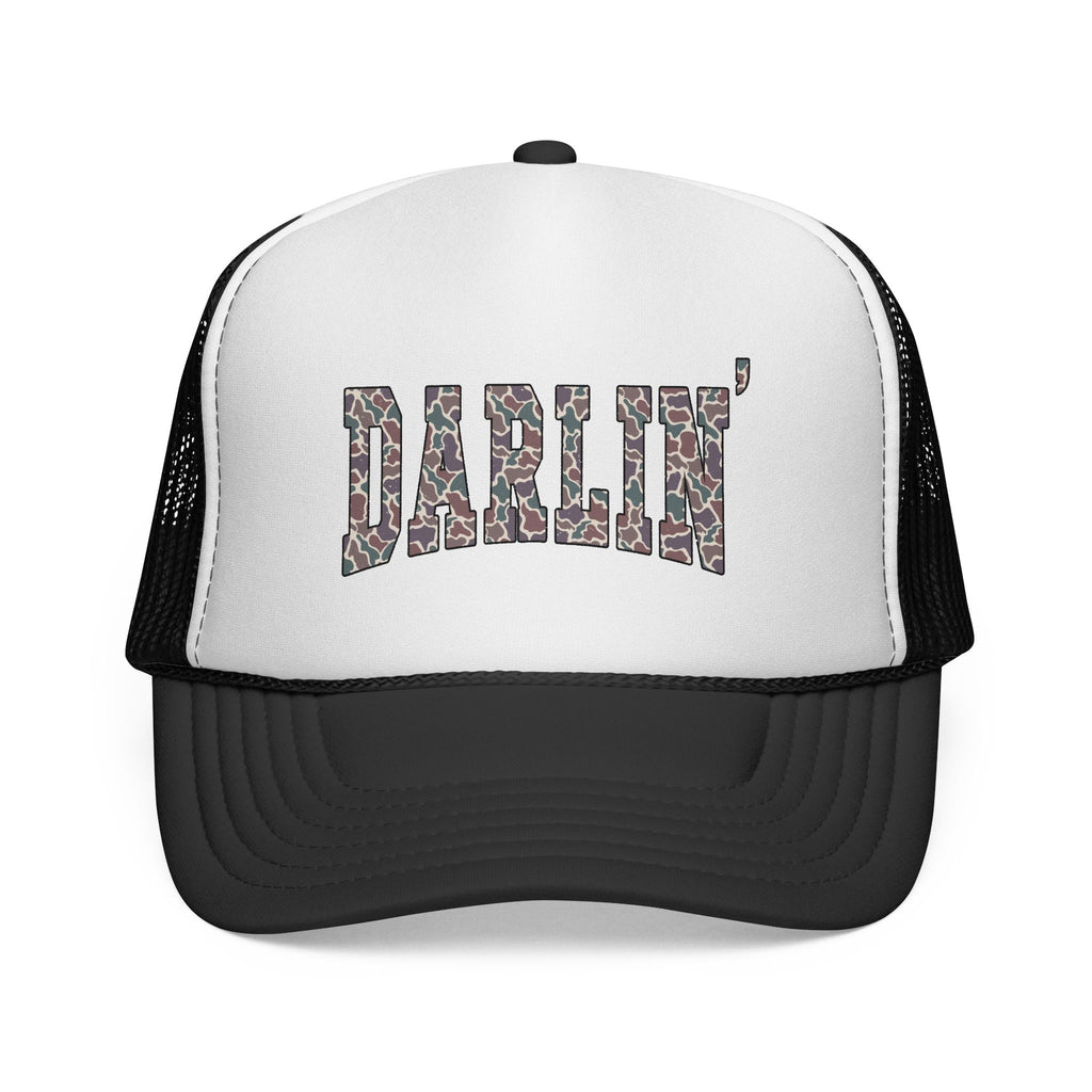 DARLIN’ Trucker Hat – Southern Farm Hat, Country Girl Snapback, Rustic Homestead Cap