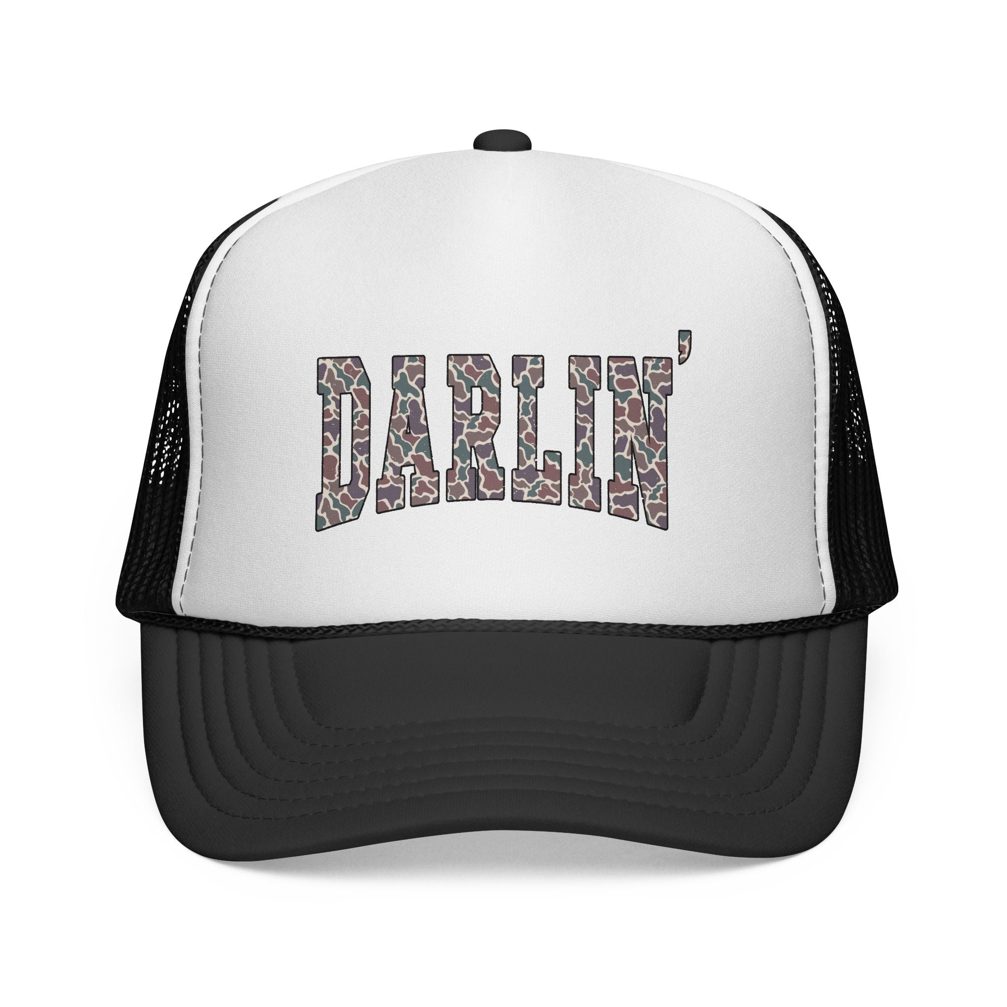 DARLIN’ Trucker Hat – Southern Farm Hat, Country Girl Snapback, Rustic Homestead Cap