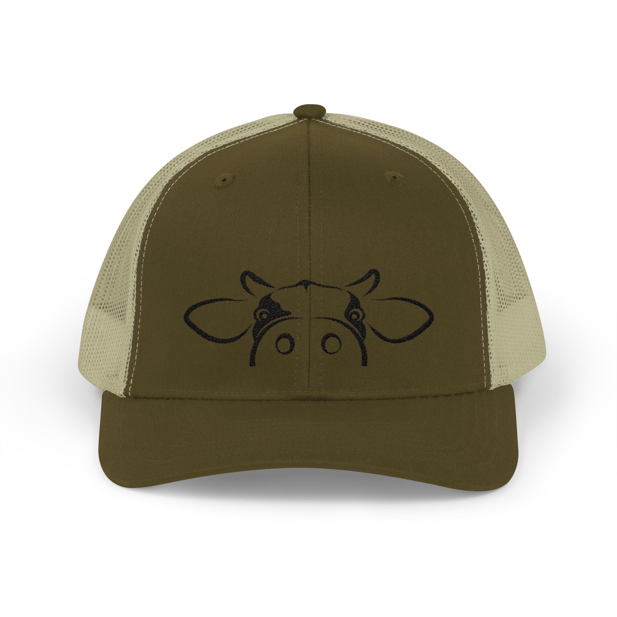 Peekaboo Cow Pink Trucker Hat – Cute Farm Snapback Cap, Cow Lover Hat, Farm Girl Mesh Hat, Country Cottagecore Hat
