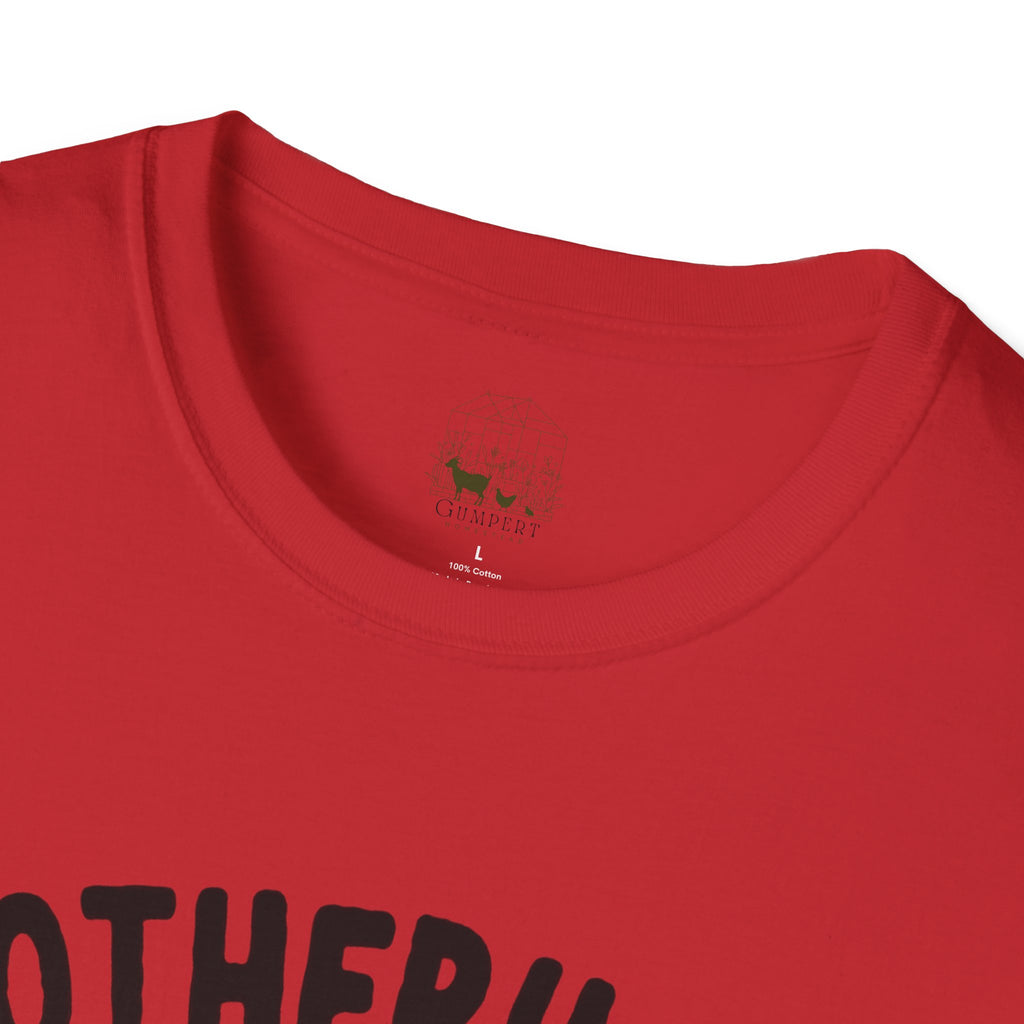 Motherhood Is the Realest Hood Funny Duck Mom Unisex T-Shirt | Farm Mom Graphic Tee