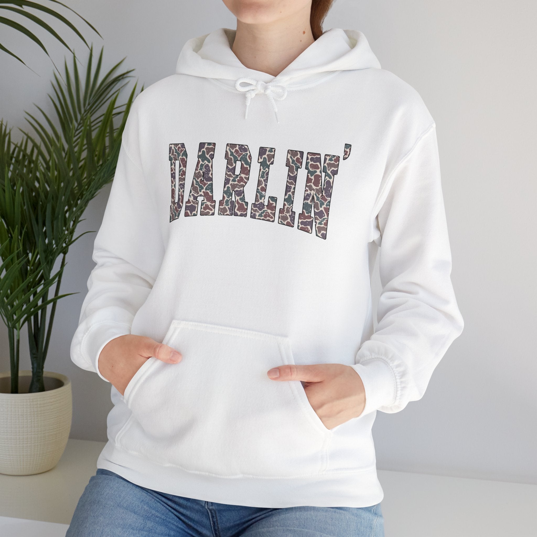 Darlin’ Western Farmhouse Hoodie – Unisex Country Sweatshirt | Cozy Southern Homestead Apparel