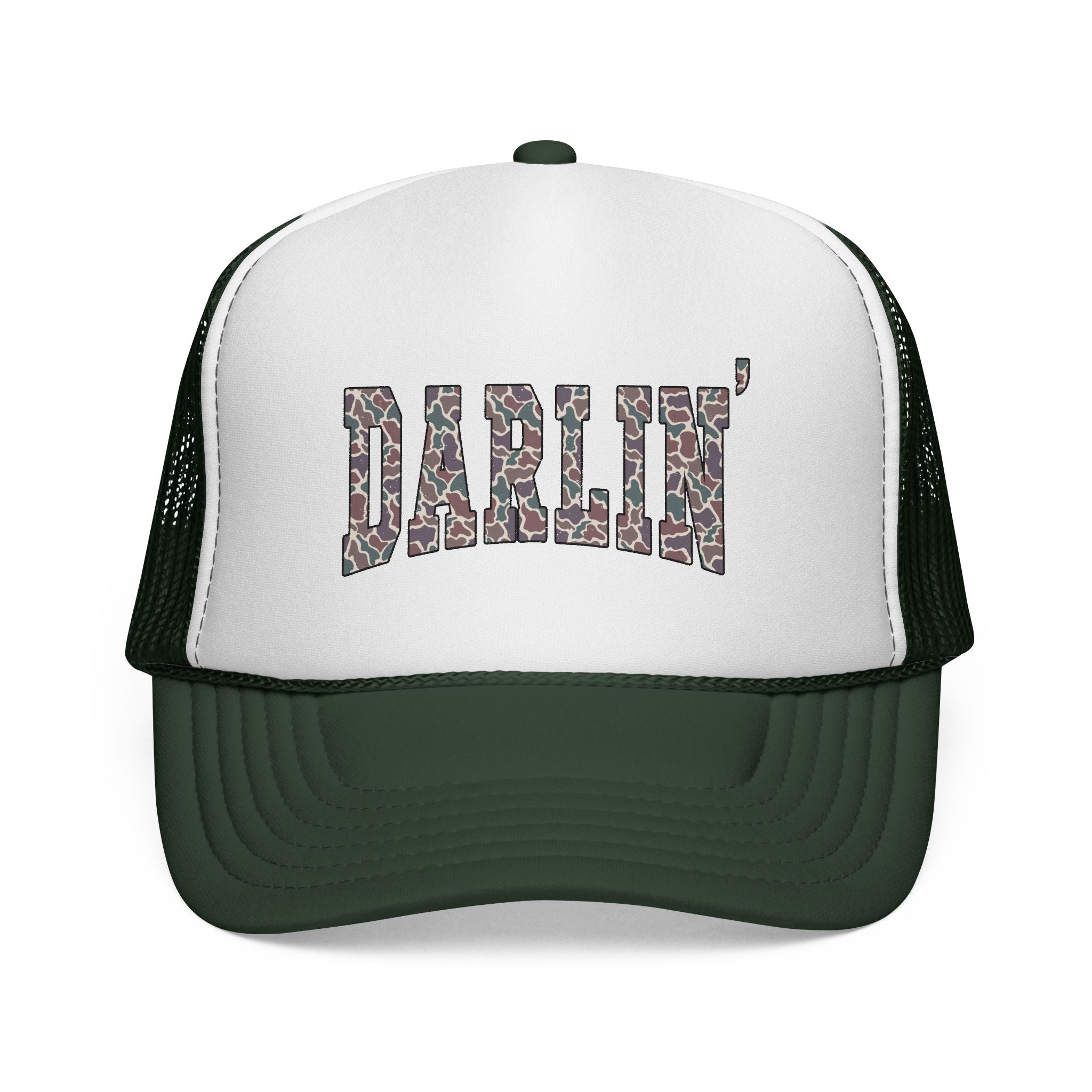 DARLIN’ Trucker Hat – Southern Farm Hat, Country Girl Snapback, Rustic Homestead Cap