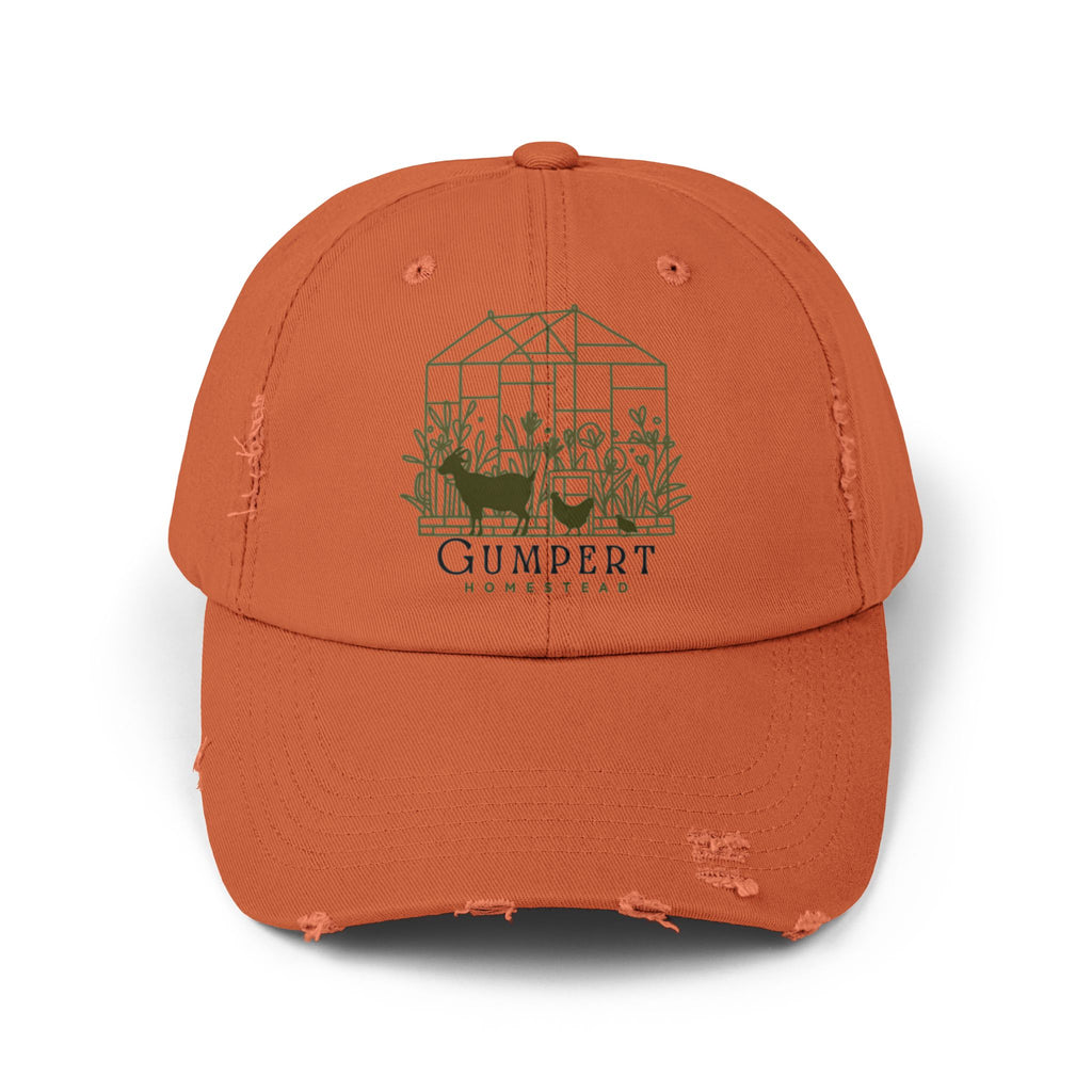 Gumpert Homestead Logo Unisex Distressed Cap
