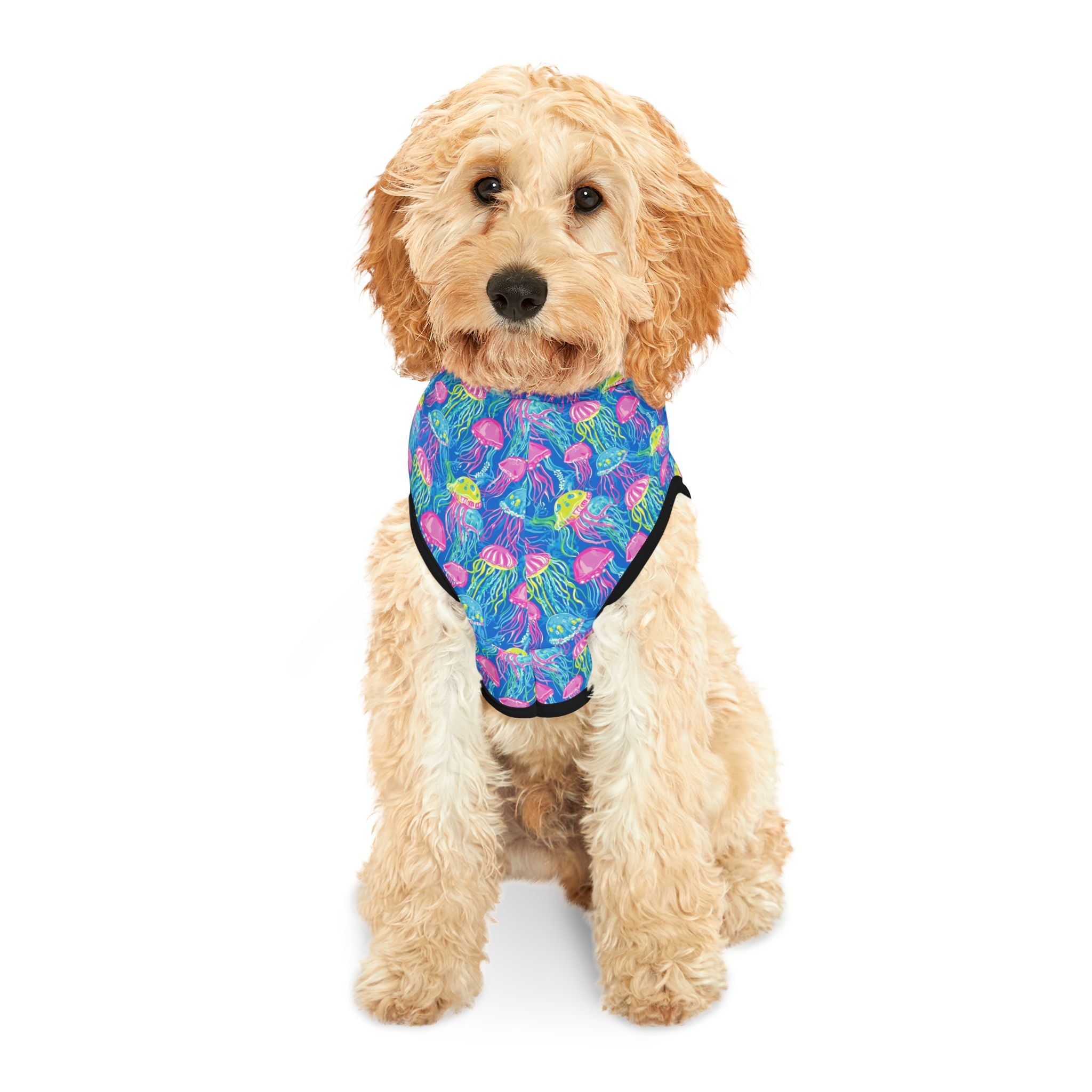 Neon Jellyfish Pet Hoodie, Cute Animal Lover Gift, Dog Sweater, Cat Jumper, Pet Clothing