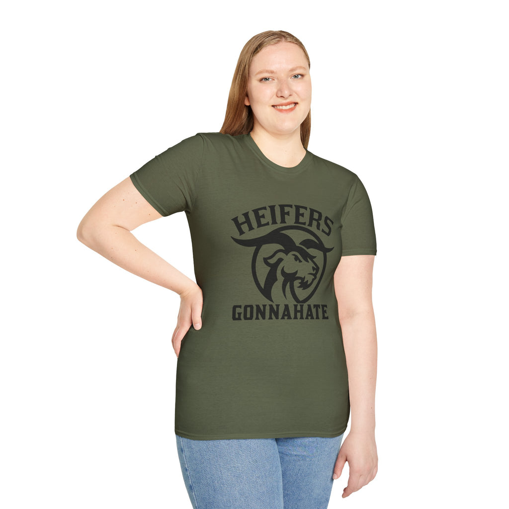 Heifers Gonna Hate Funny Cowgirl Unisex T-Shirt | Western Farm Life Graphic Tee