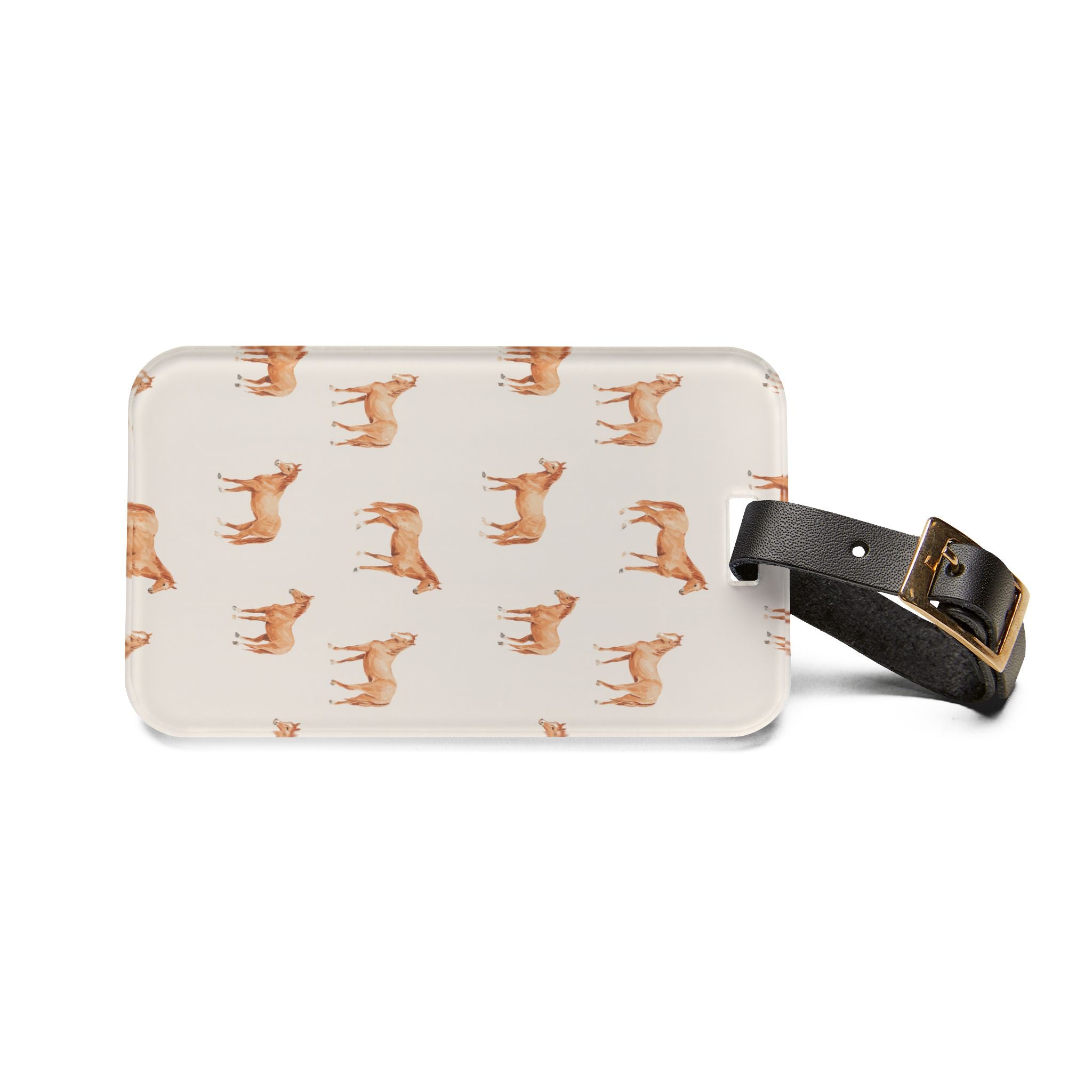 Horse Luggage Tag | Equestrian Travel Accessory | Farmhouse Horse Suitcase Tag | Western Travel Bag Identifier | Gumpert Homestead