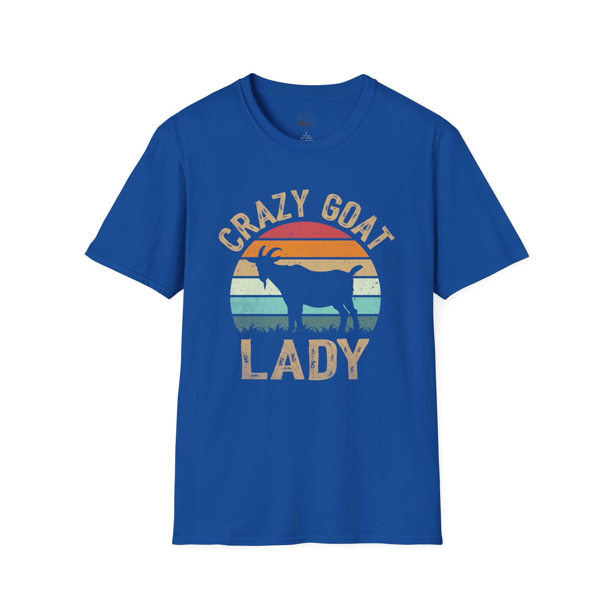 Crazy Goat Lady Vintage Unisex T-Shirt | Funny Goat Lover Farm Life Tee