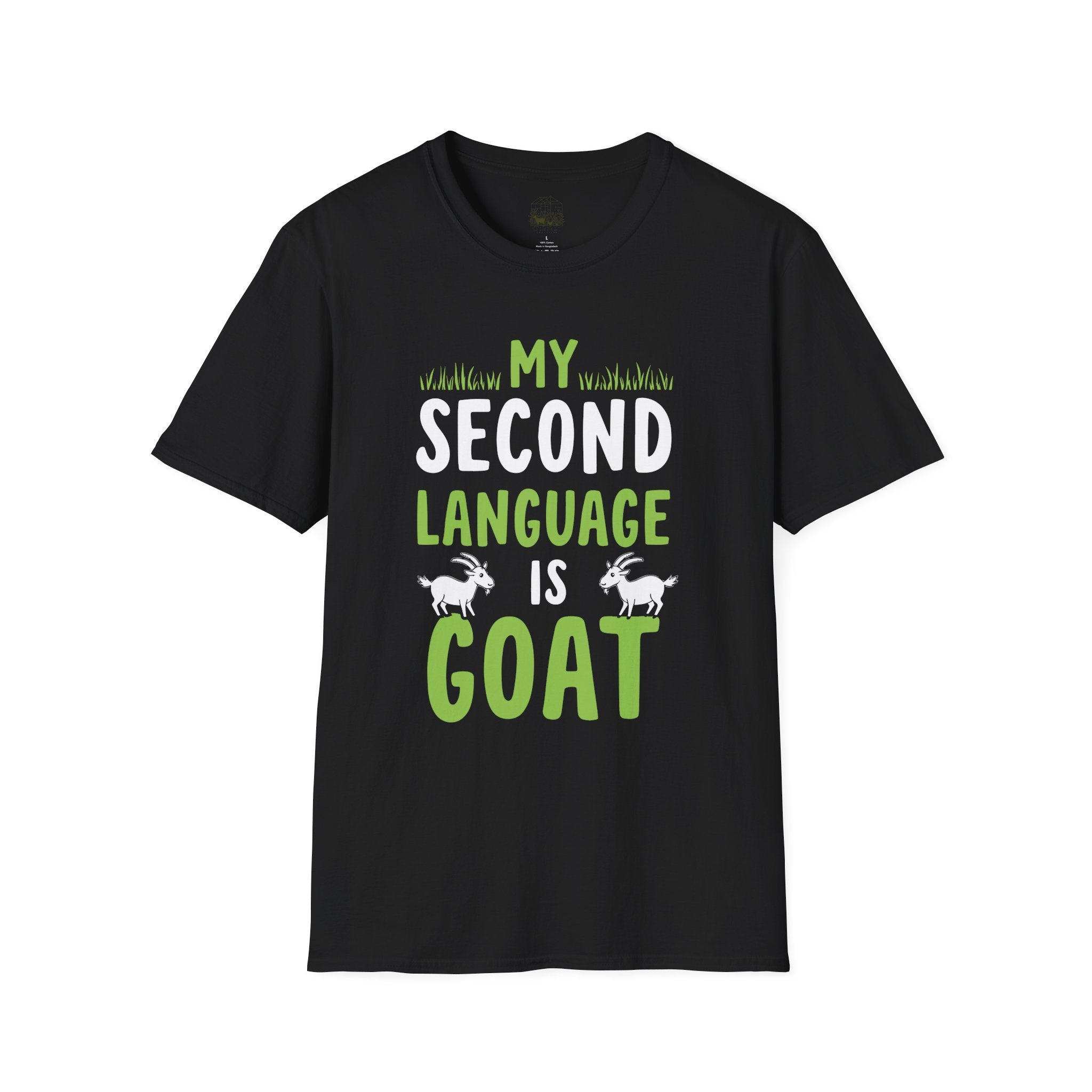 My Second Language Is Goat Funny Unisex T-Shirt | Goat Lover Farm Life Tee