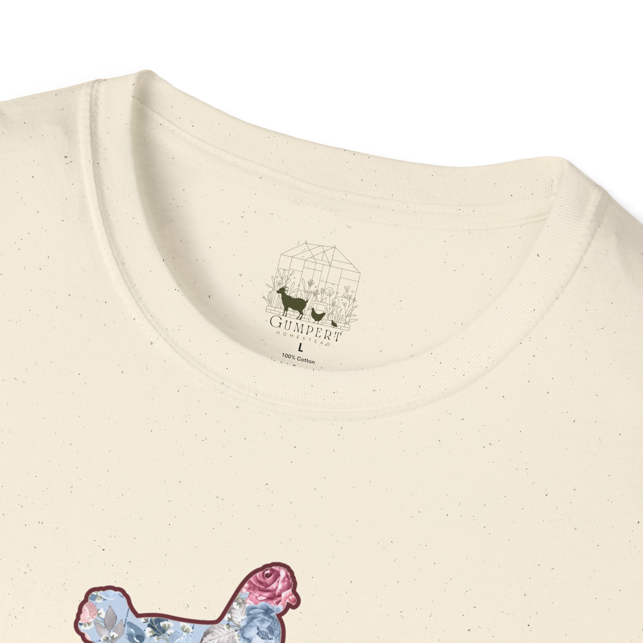 Floral Pig Stack T-Shirt – Cute Farm Pig Shirt, Cottagecore Pig Graphic Tee, Farm Life Animal Shirt, Homestead Apparel, Pig Lover Gift