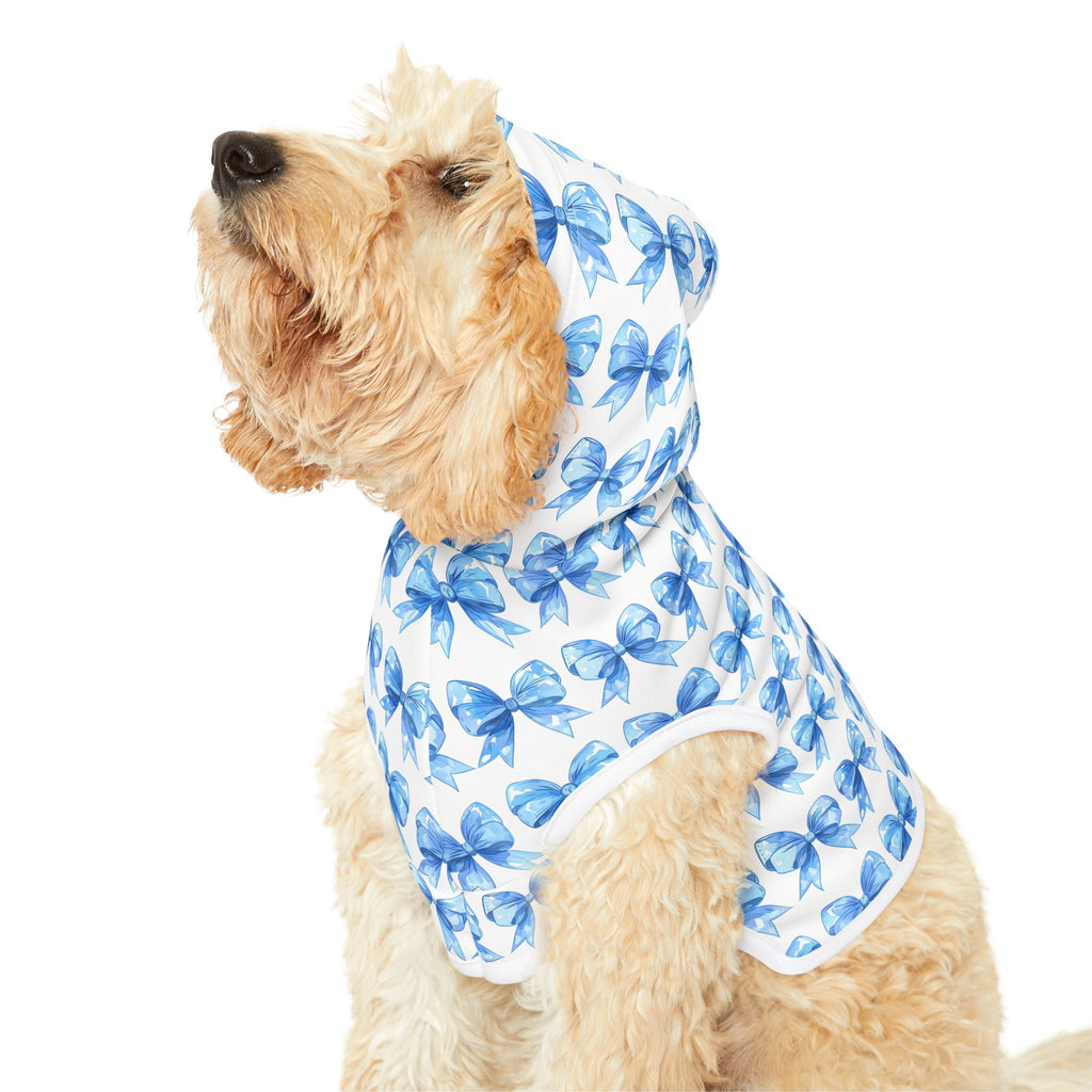 Coquette Bows Cute Pet Hoodie - Adorable Puppy Sweater, Small Dog Outfit, Furry Friend Gift, Pet Apparel, Animal Lover Present