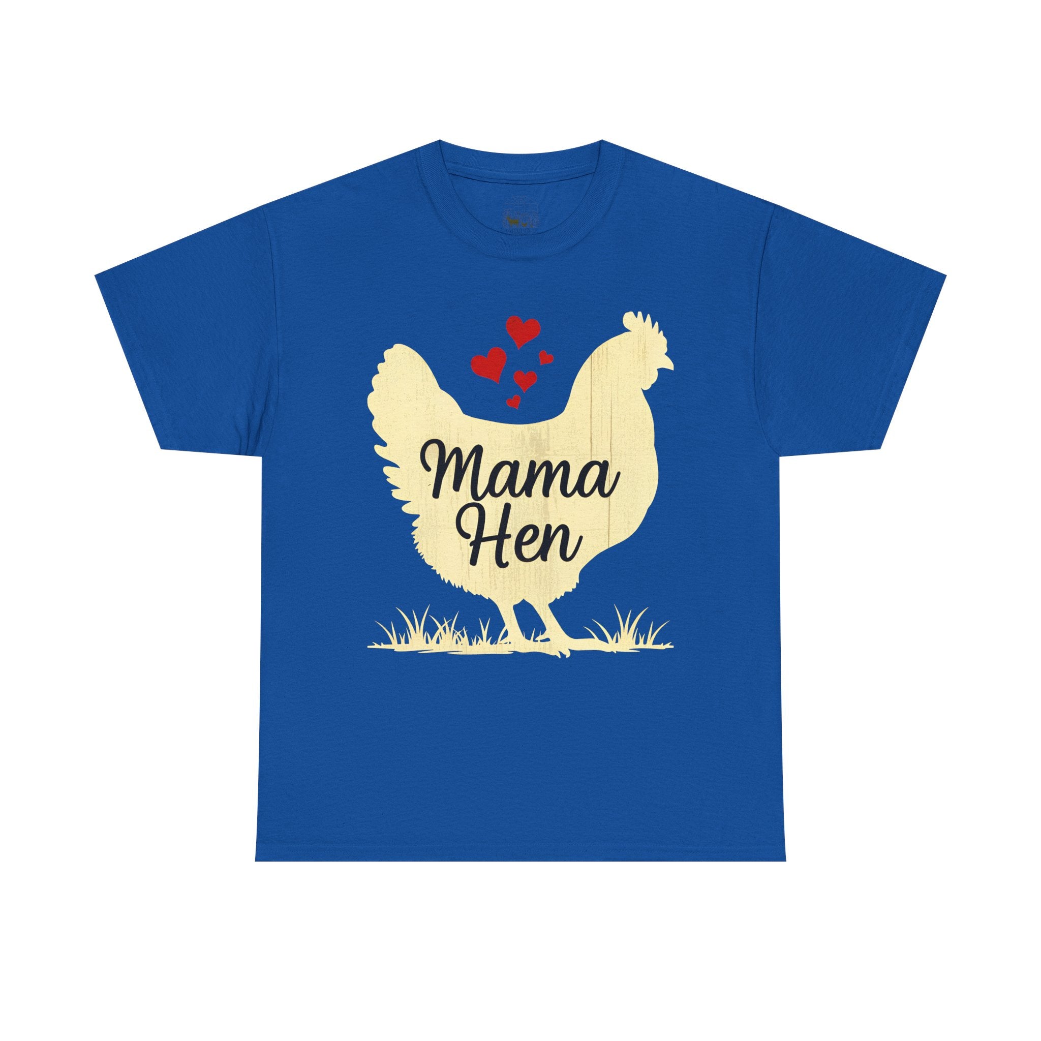 Mama Hen T-Shirt – Chicken Mom Tee, Minimalist Farmhouse Chicken Shirt, Unisex Gildan 5000