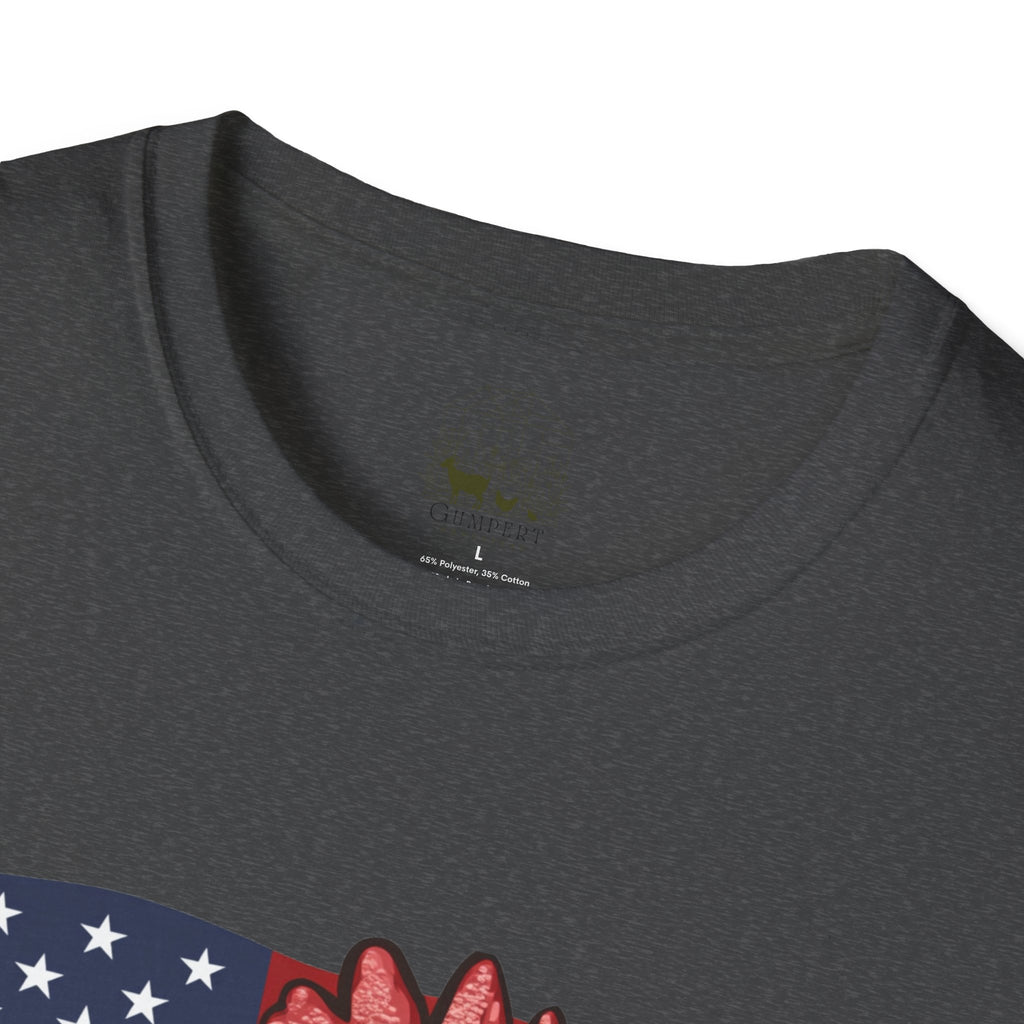4th Of July Chicken T-Shirt – American Flag Hen Shirt, Farm Life Tee, 4th of July Chicken Shirt, Backyard Chicken Keeper Gift, Homestead Farm Apparel