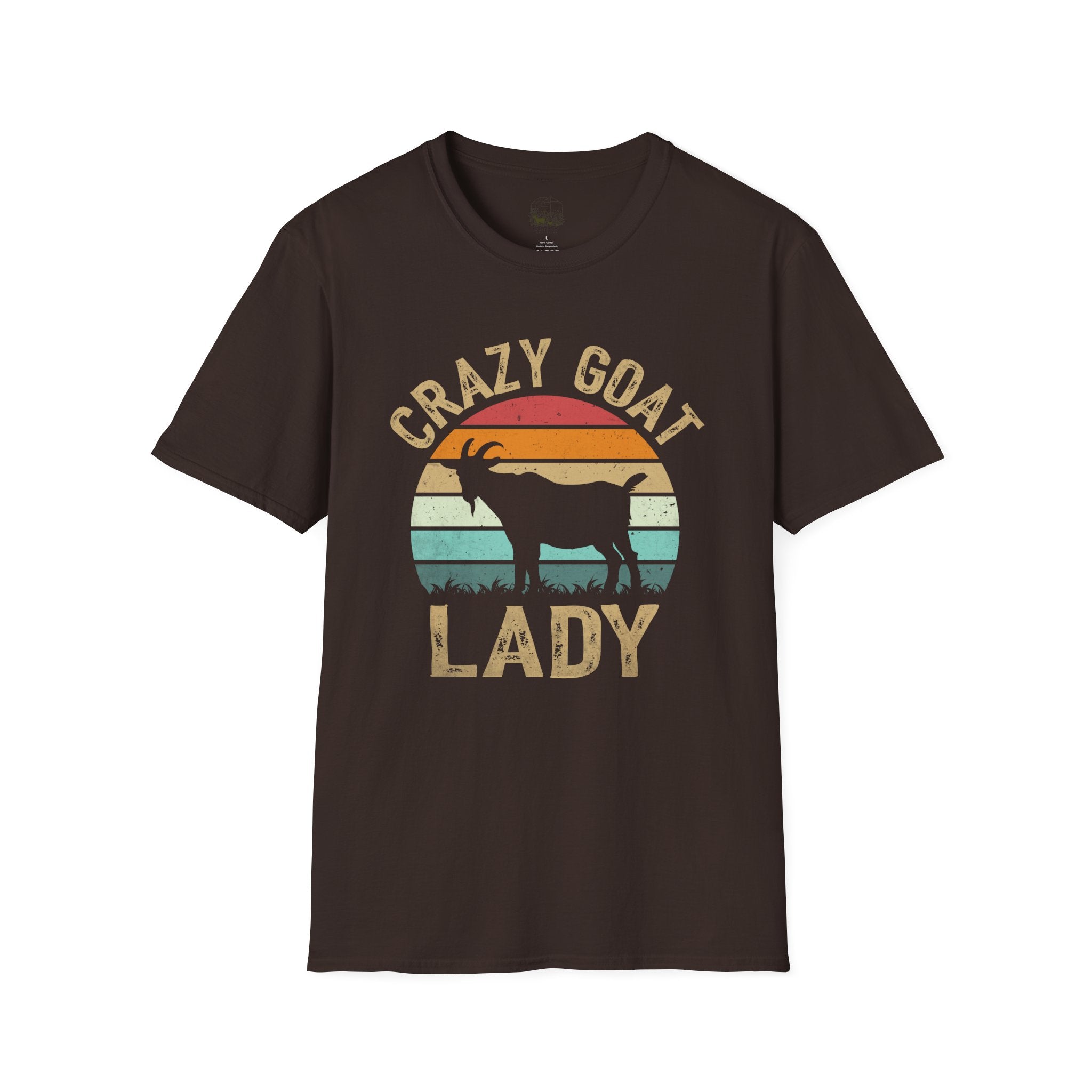 Crazy Goat Lady Vintage Unisex T-Shirt | Funny Goat Lover Farm Life Tee