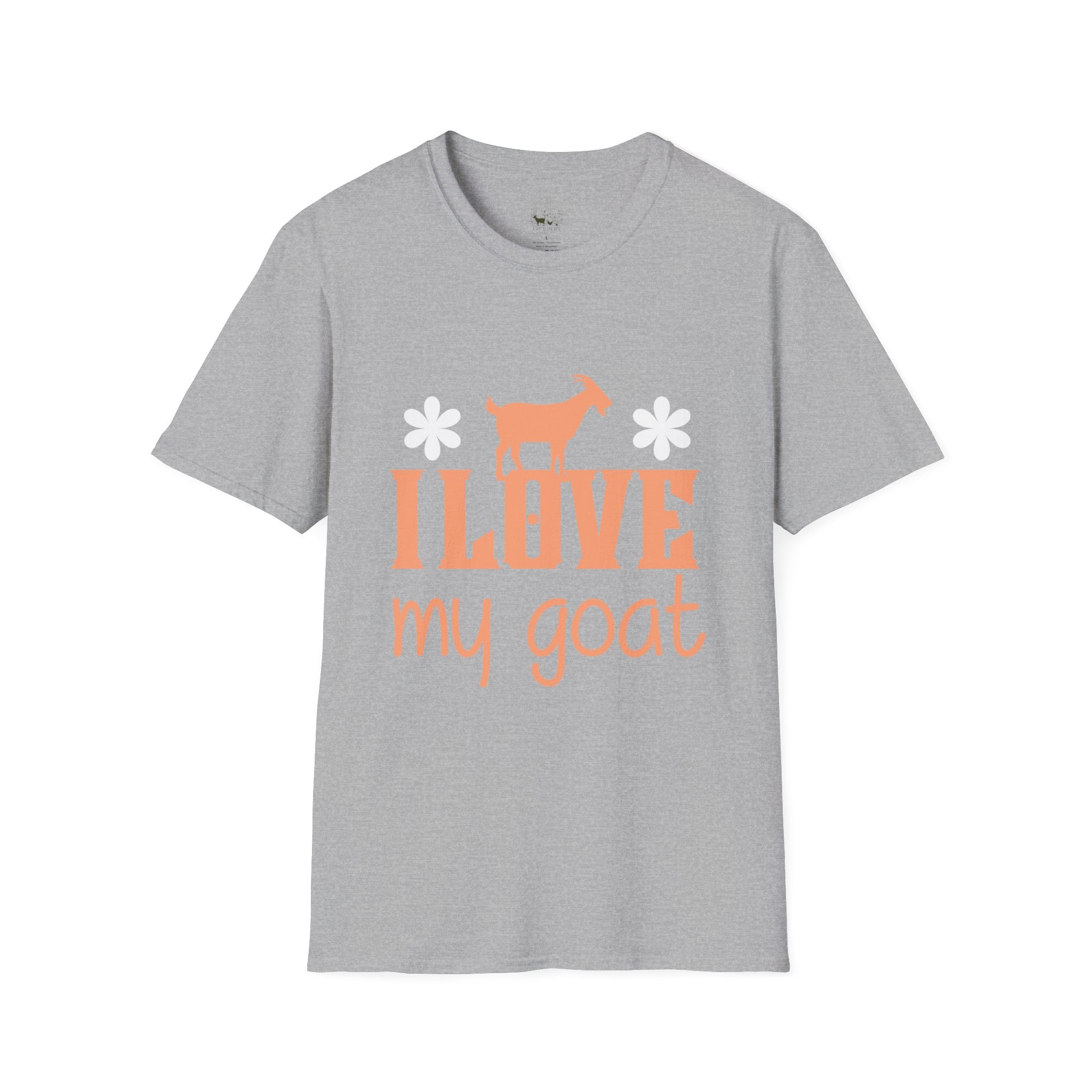 I Love My Goat Cute Unisex T-Shirt | Goat Lover Farm Life Graphic Tee
