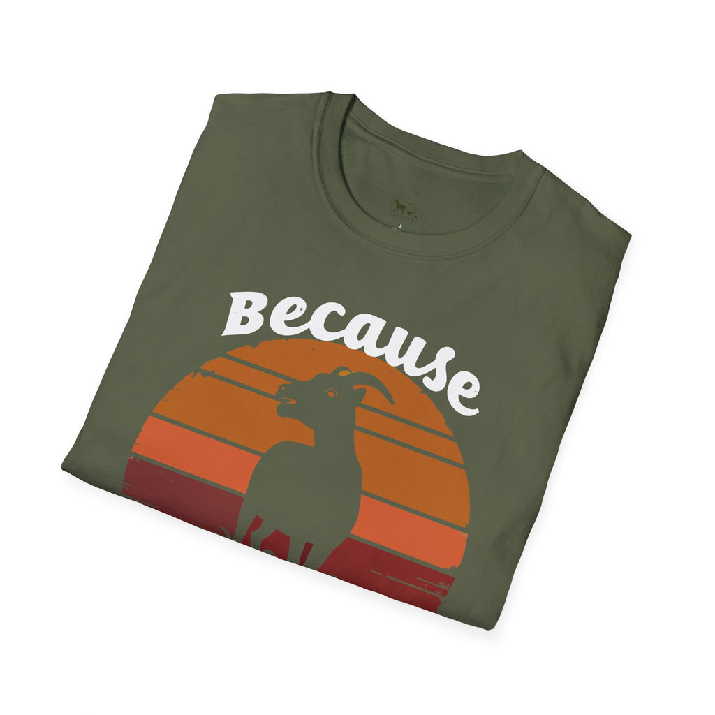 Because Goats Are Freaking Awesome Vintage Unisex T-Shirt | Funny Goat Lover Farm Life Tee