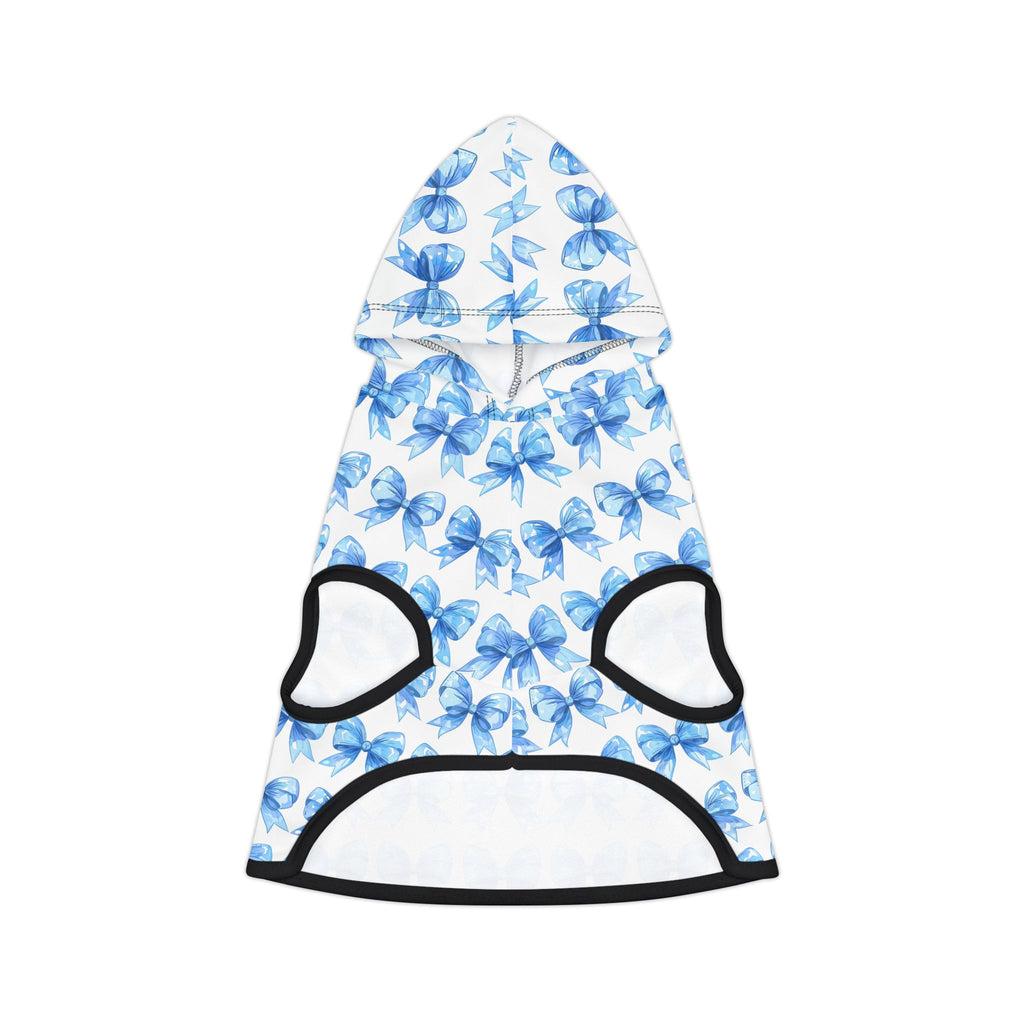 Coquette Bows Cute Pet Hoodie - Adorable Puppy Sweater, Small Dog Outfit, Furry Friend Gift, Pet Apparel, Animal Lover Present