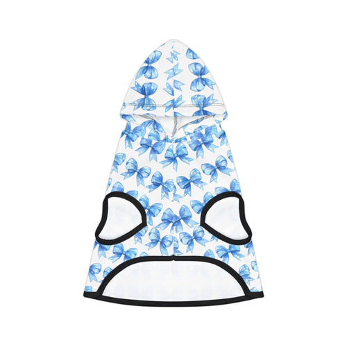 Coquette Bows Cute Pet Hoodie - Adorable Puppy Sweater, Small Dog Outfit, Furry Friend Gift, Pet Apparel, Animal Lover Present