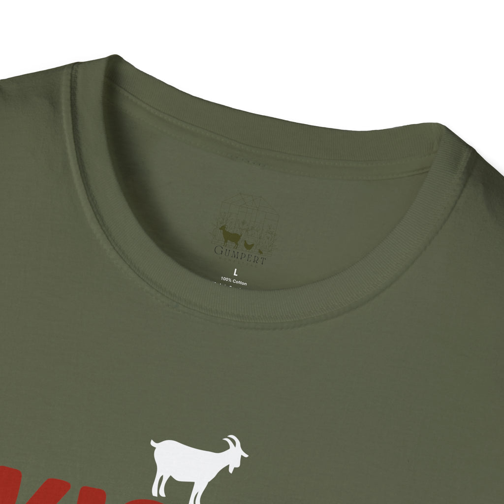 I Kissed a Goat and I Liked It Funny Unisex T-Shirt | Goat Lover Farm Humor Tee